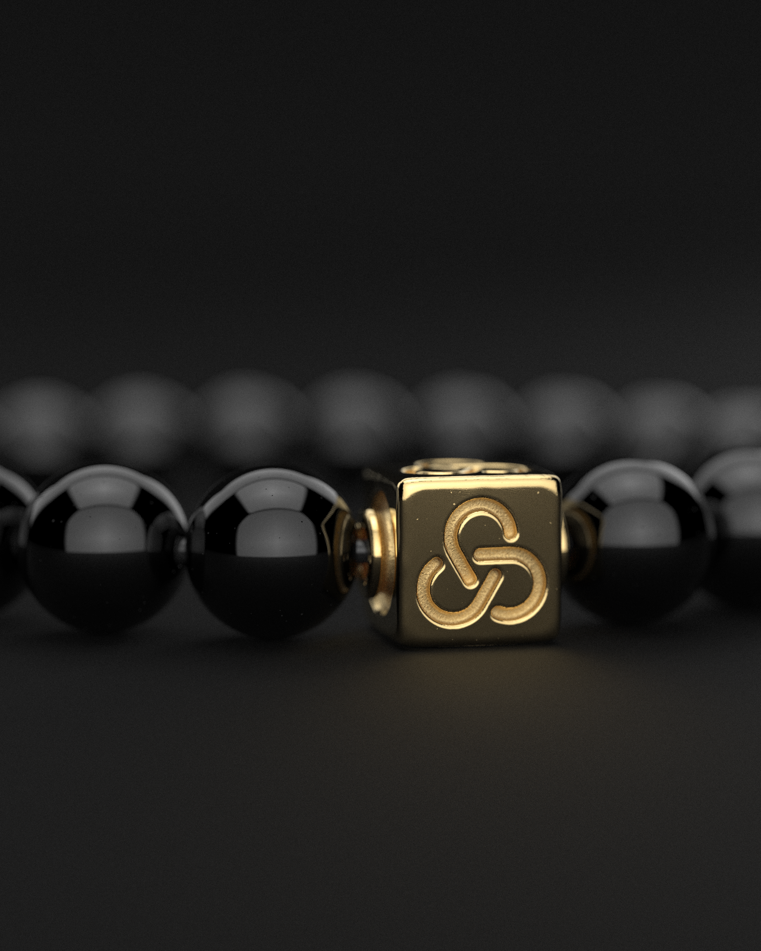 Onyx Bracelet 8mm | Essential – Strength & Protection - Seekers Onyx Bracelet 8mm | Essential – Strength & Protection - Seekers