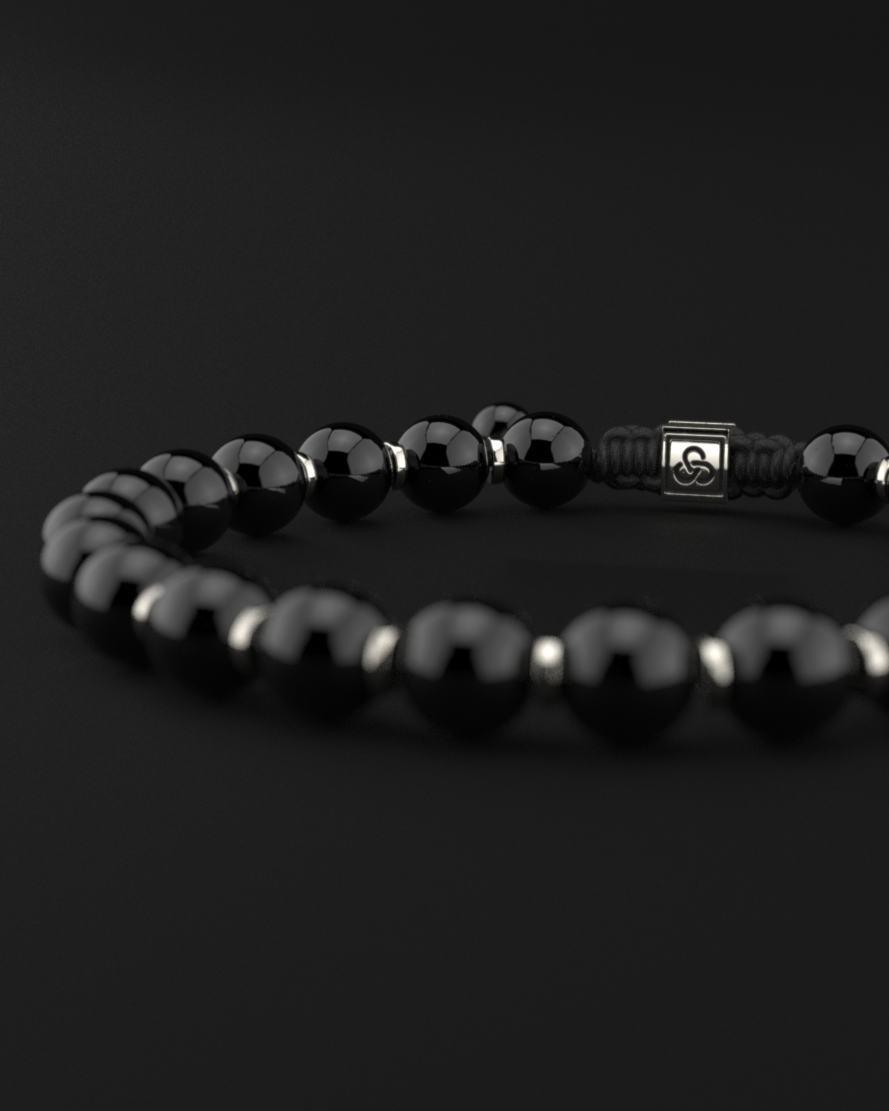 Onyx Bracelet 8mm | Prayer