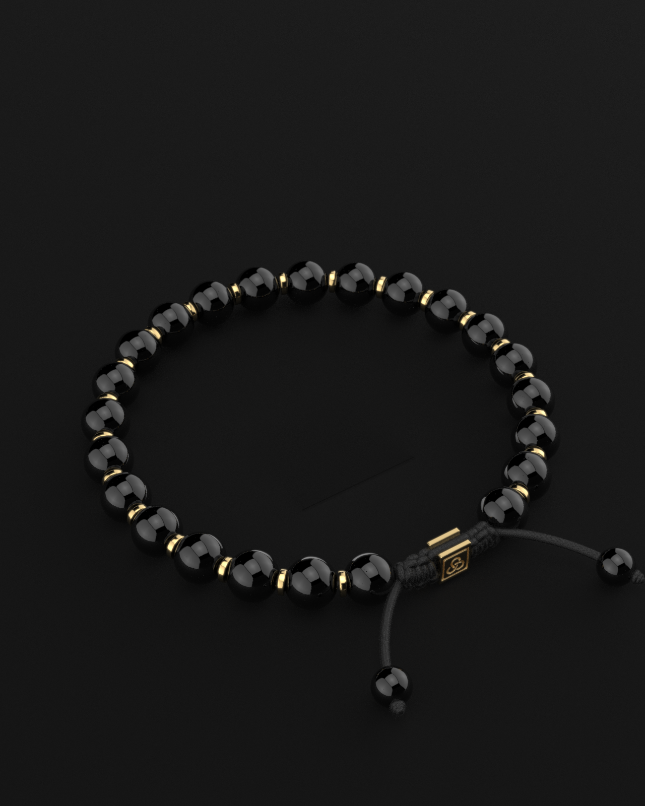 Onyx Bracelet 8mm | Prayer