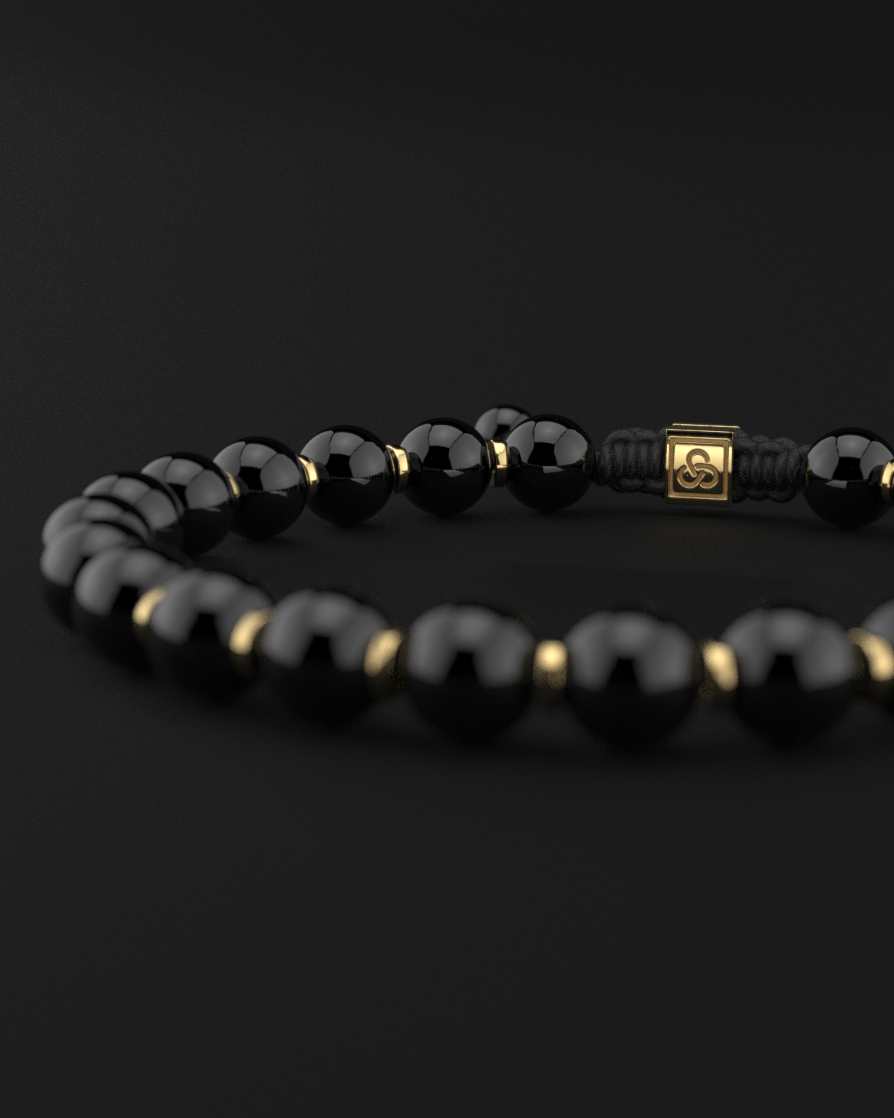 Onyx Bracelet 8mm | Prayer