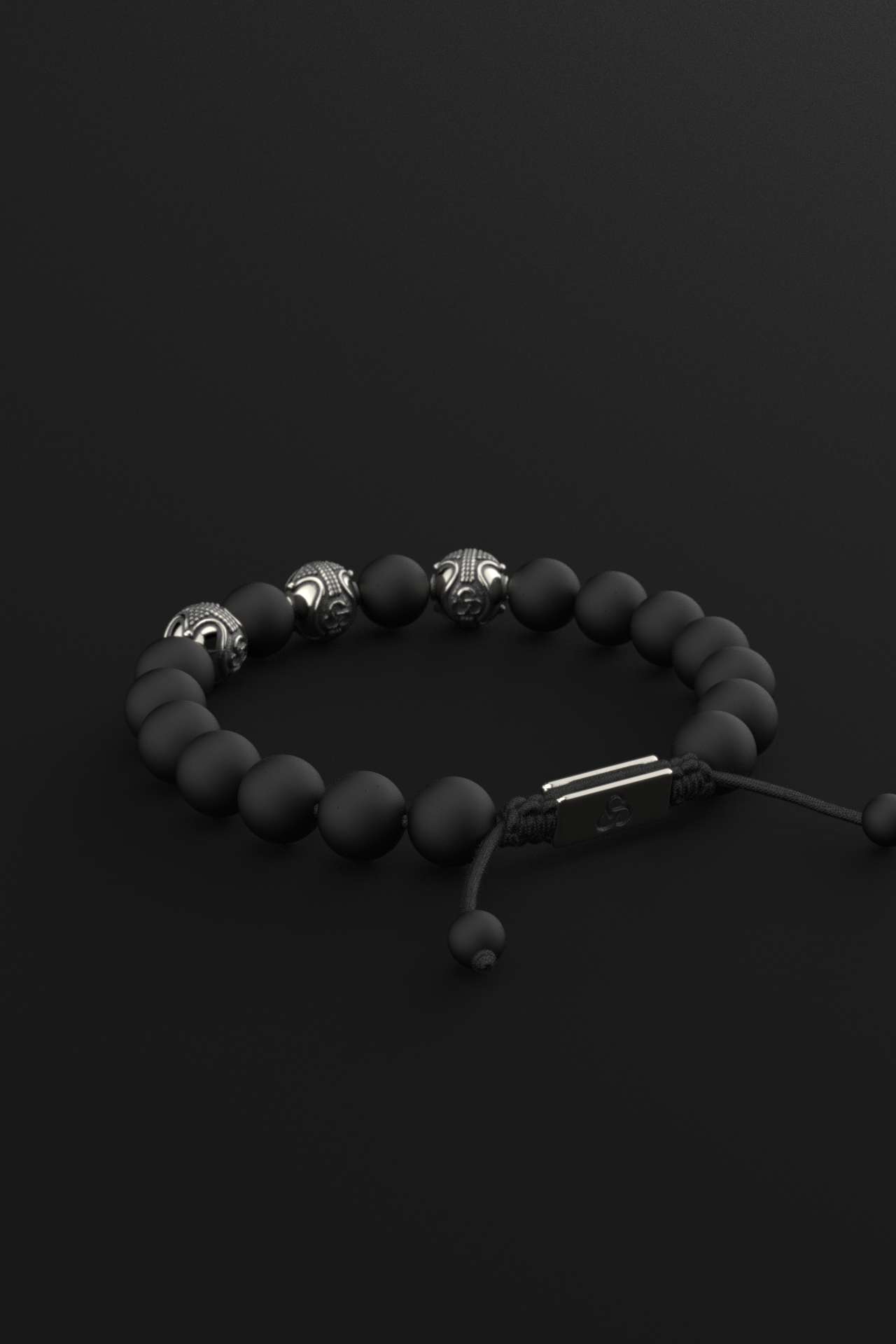 Onyx Matte Bracelet 10mm | Premium