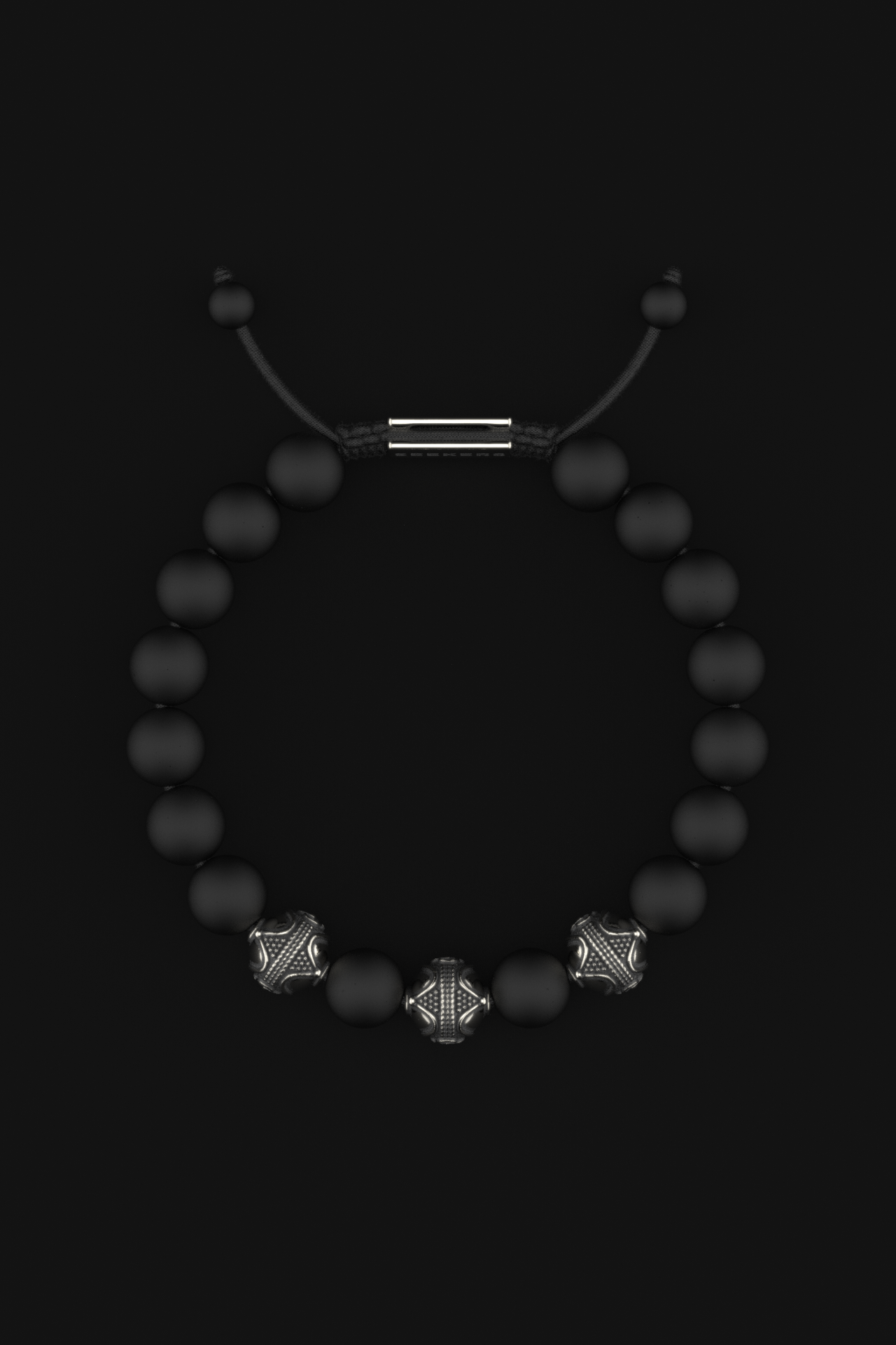 Onyx Matte Bracelet 10mm | Premium