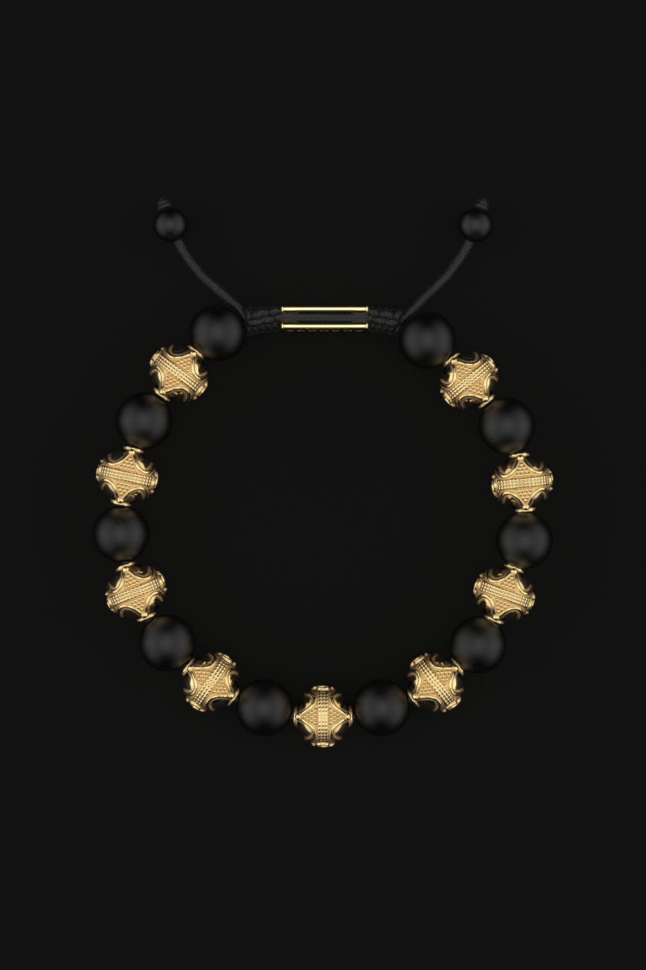 Onyx Matte Bracelet 10mm | Prestige