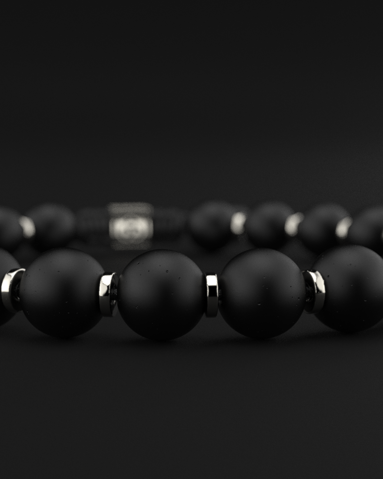 Onyx Matte Bracelet 8mm | Prayer