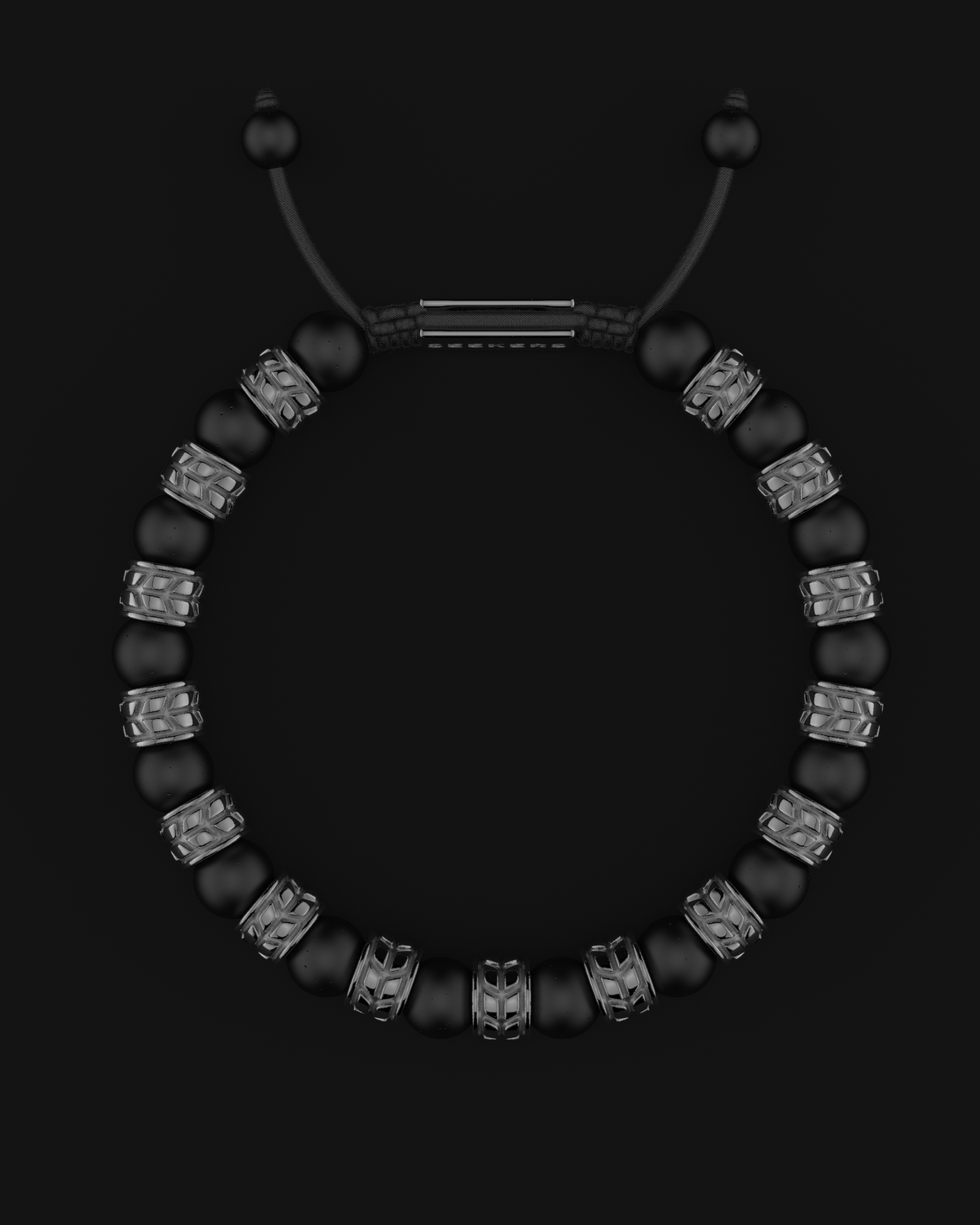 Onyx Matte Bracelet 8mm | Royale