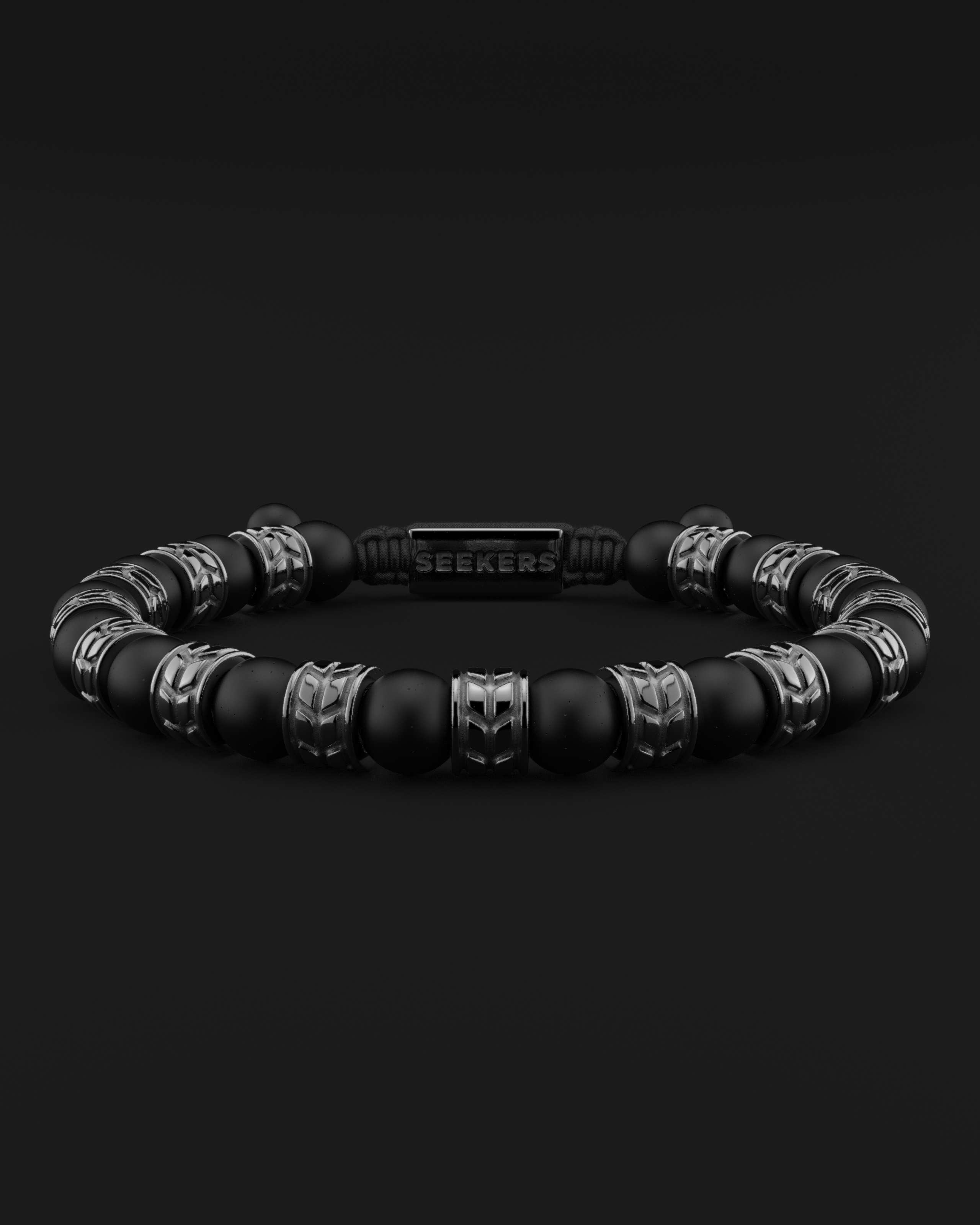 Onyx Matte Bracelet 8mm | Royale