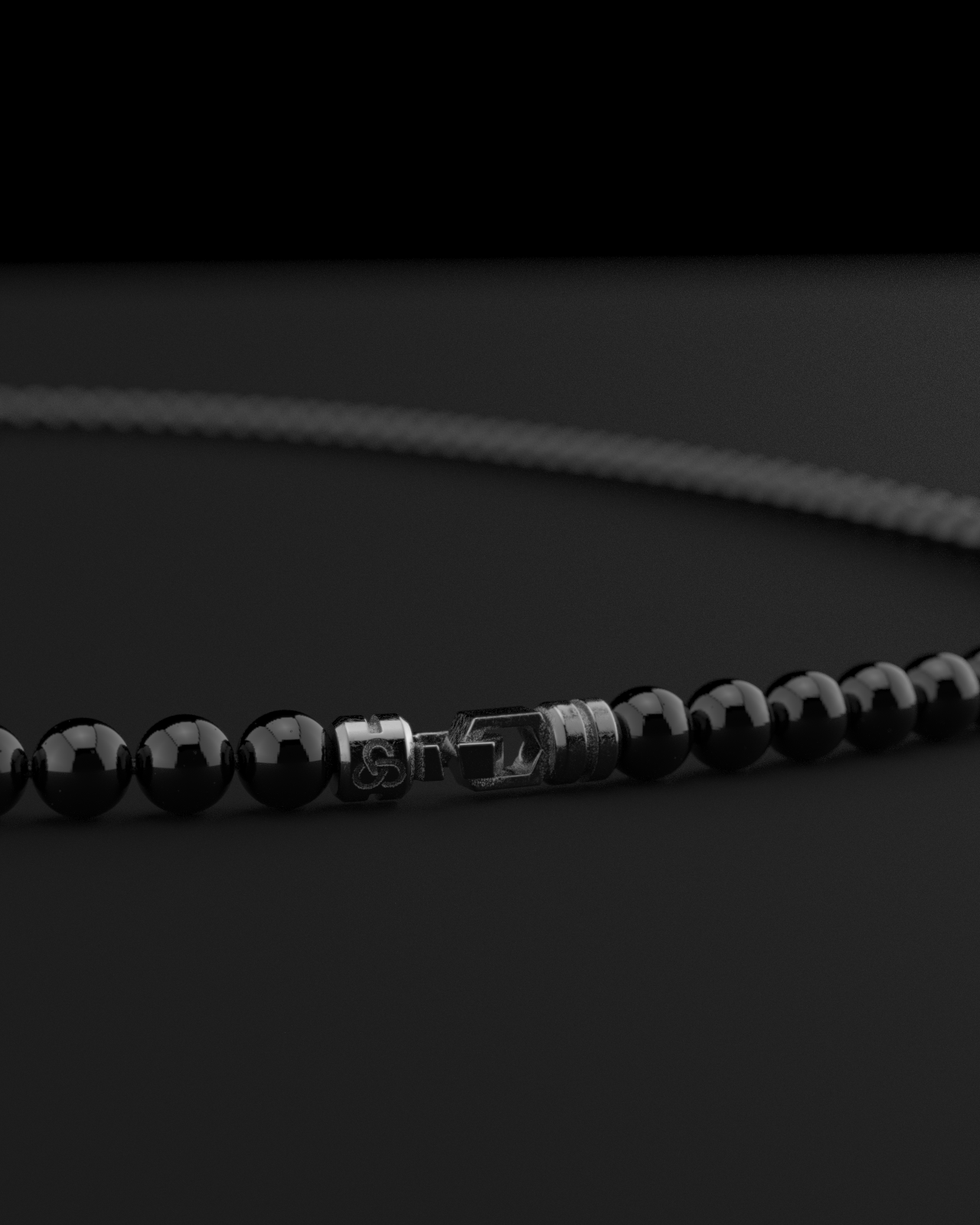 Onyx Necklace 6mm | Vertex