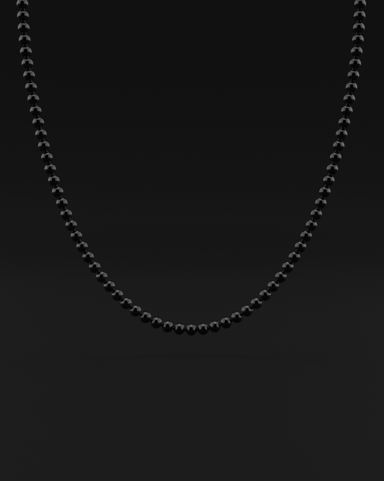 Onyx Necklace 6mm | Vertex