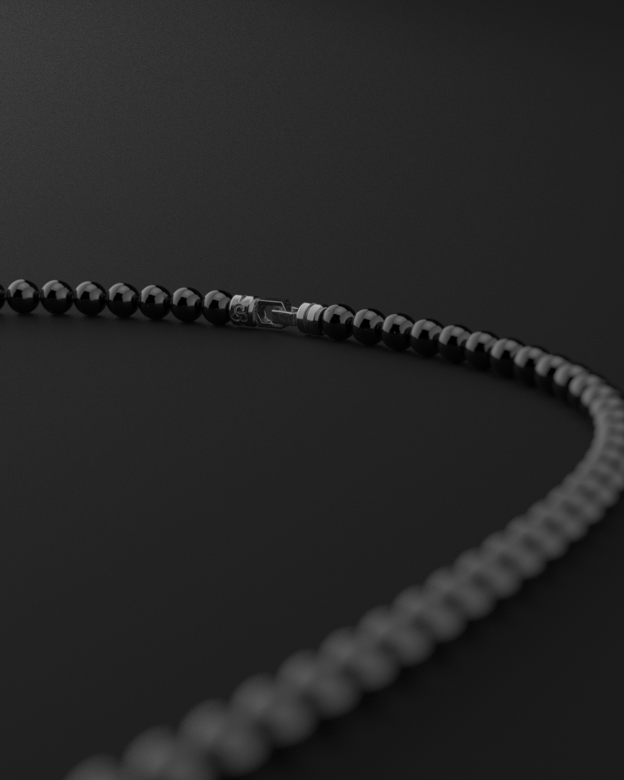 Onyx Necklace 6mm | Vertex