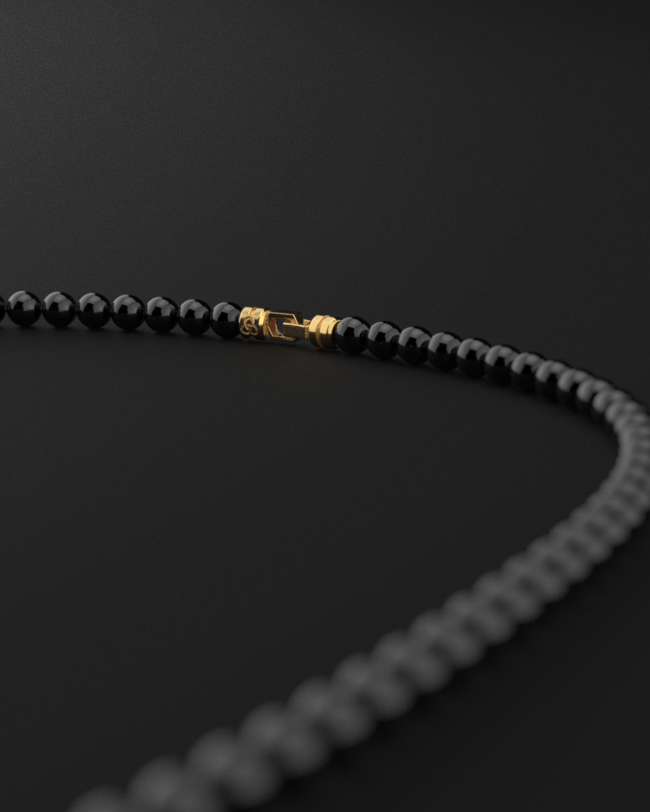 Onyx Necklace 6mm | Vertex