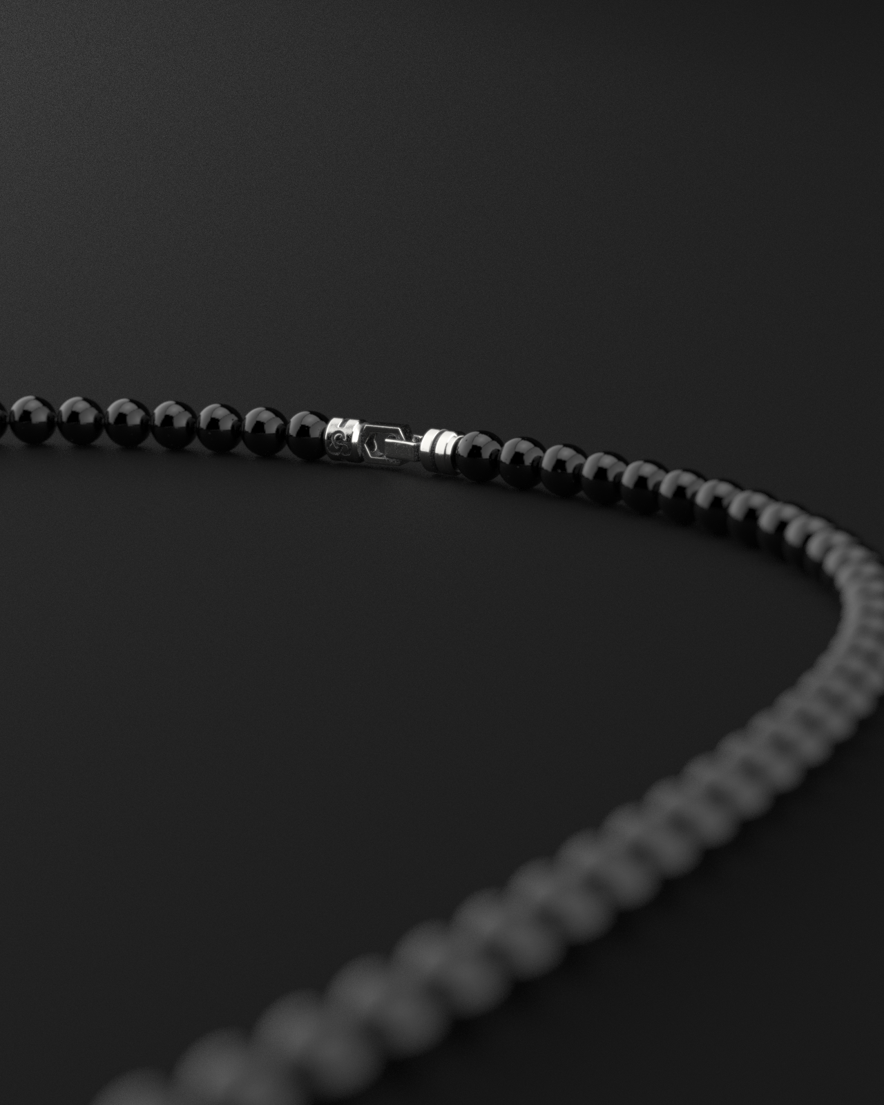 Onyx Necklace 6mm | Vertex