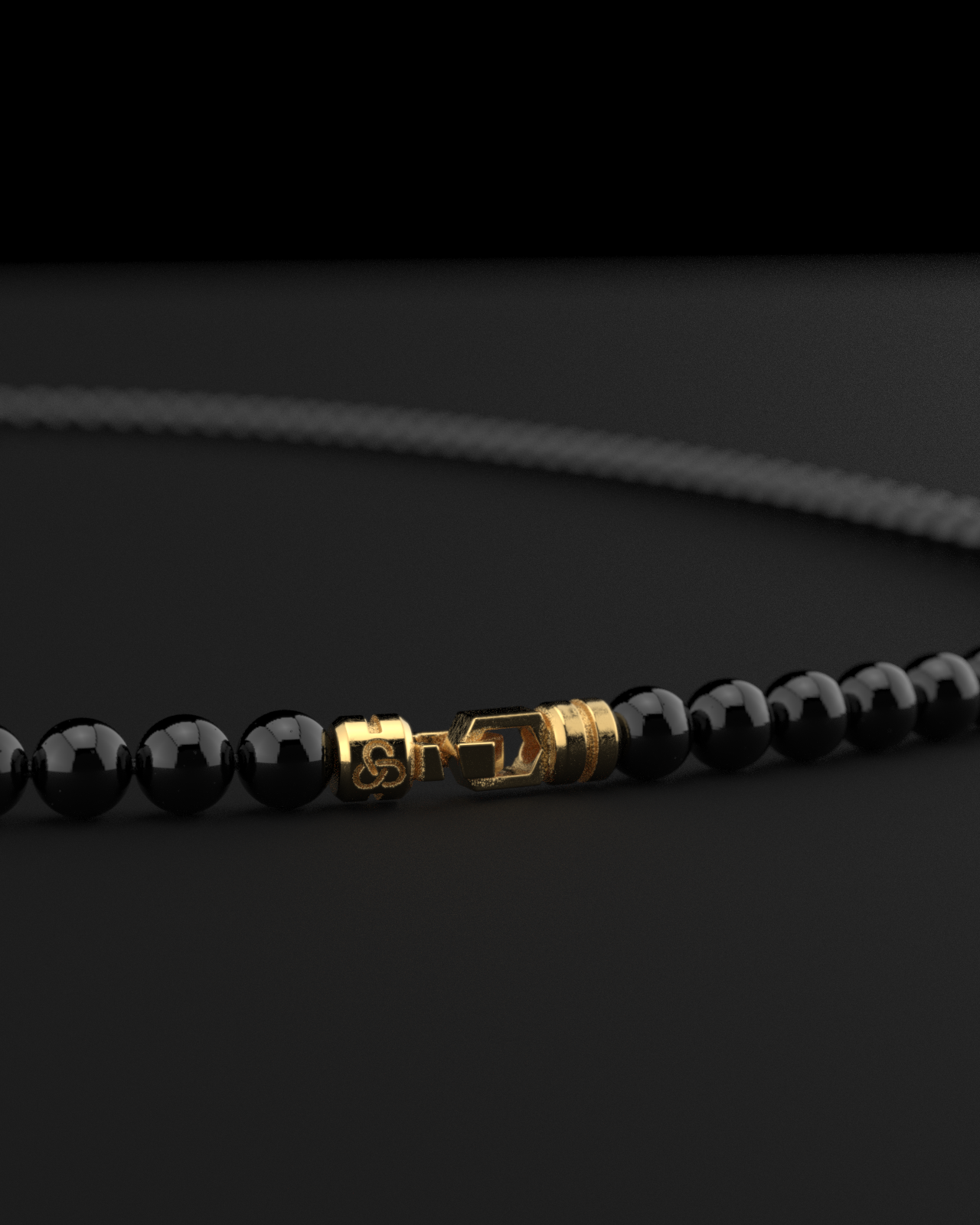 Onyx Necklace 6mm | Vertex