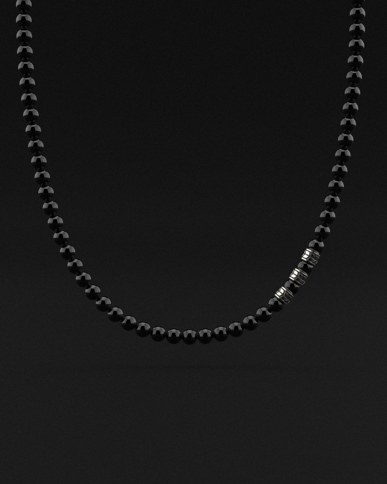 Onyx Necklace 8mm | Royale