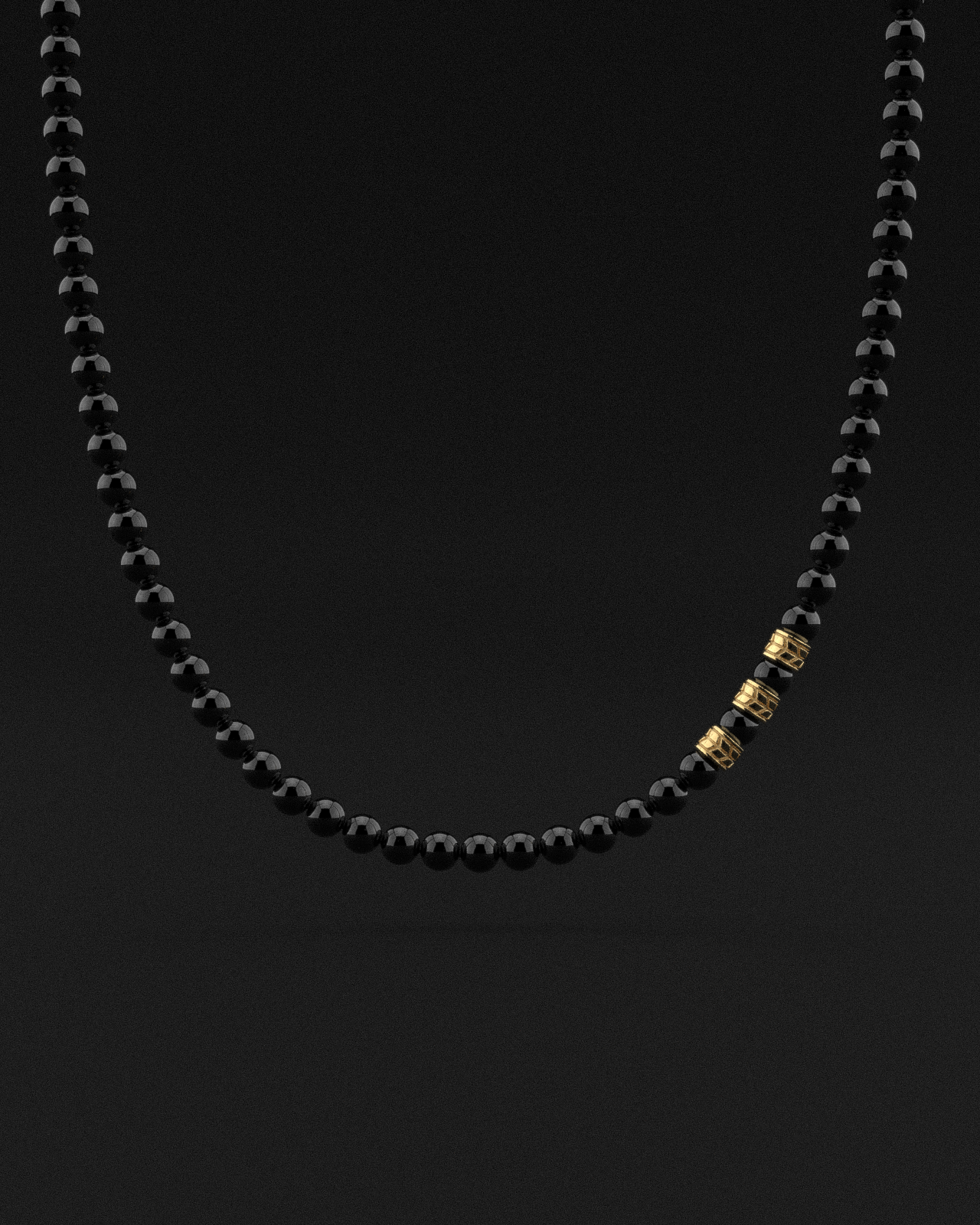 Onyx Necklace 8mm | Royale