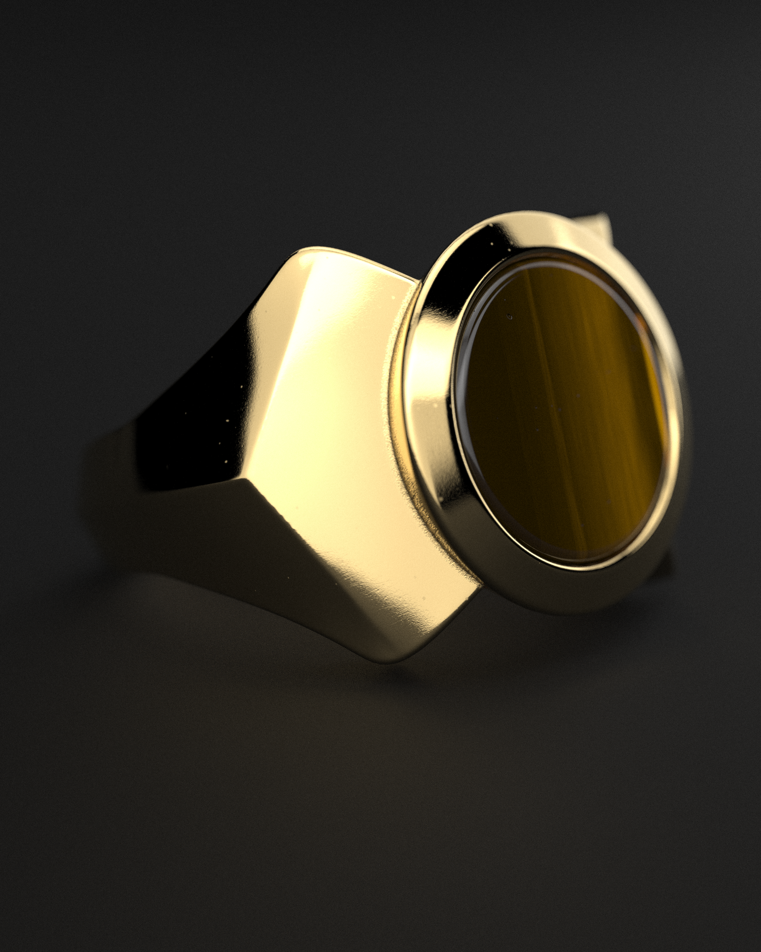 Ring aus massivem 18-karätigem Gold | Kudos