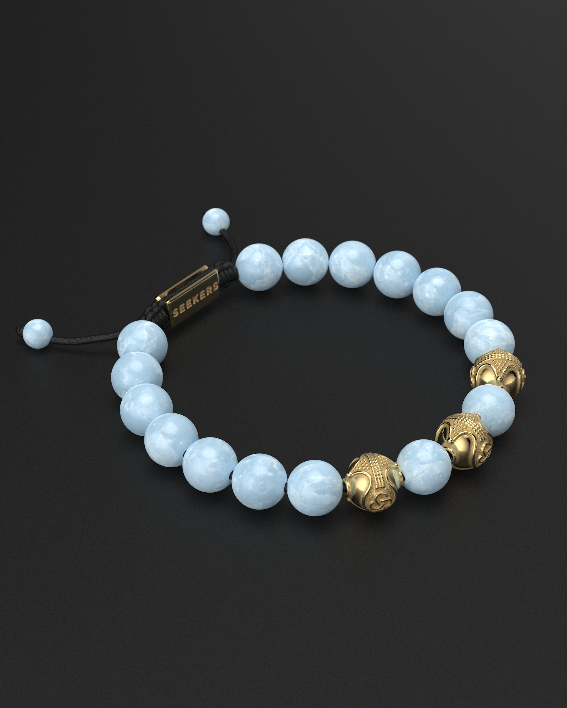 Aquamarine Bracelet 10mm | Premium