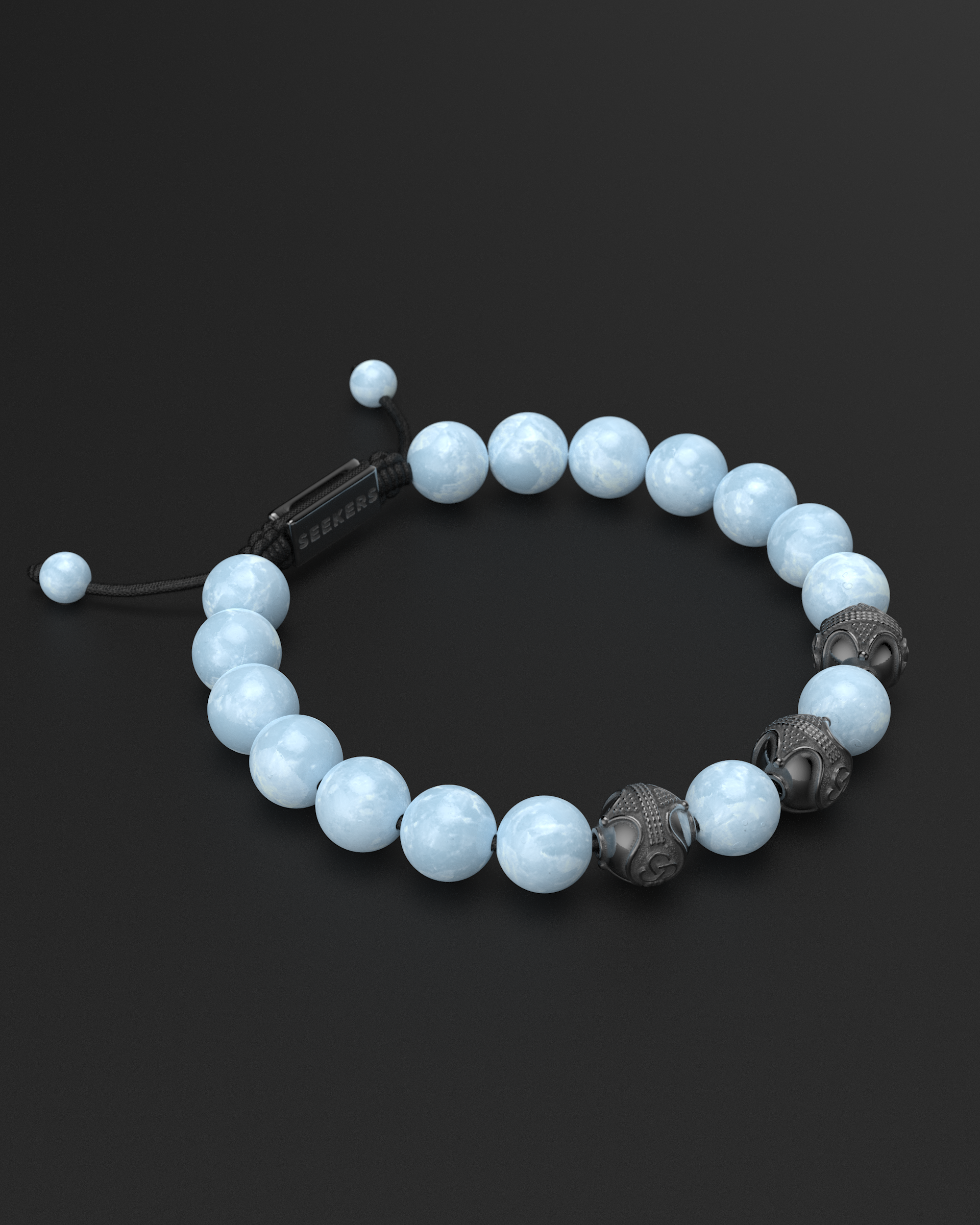 Aquamarine Bracelet 10mm | Premium