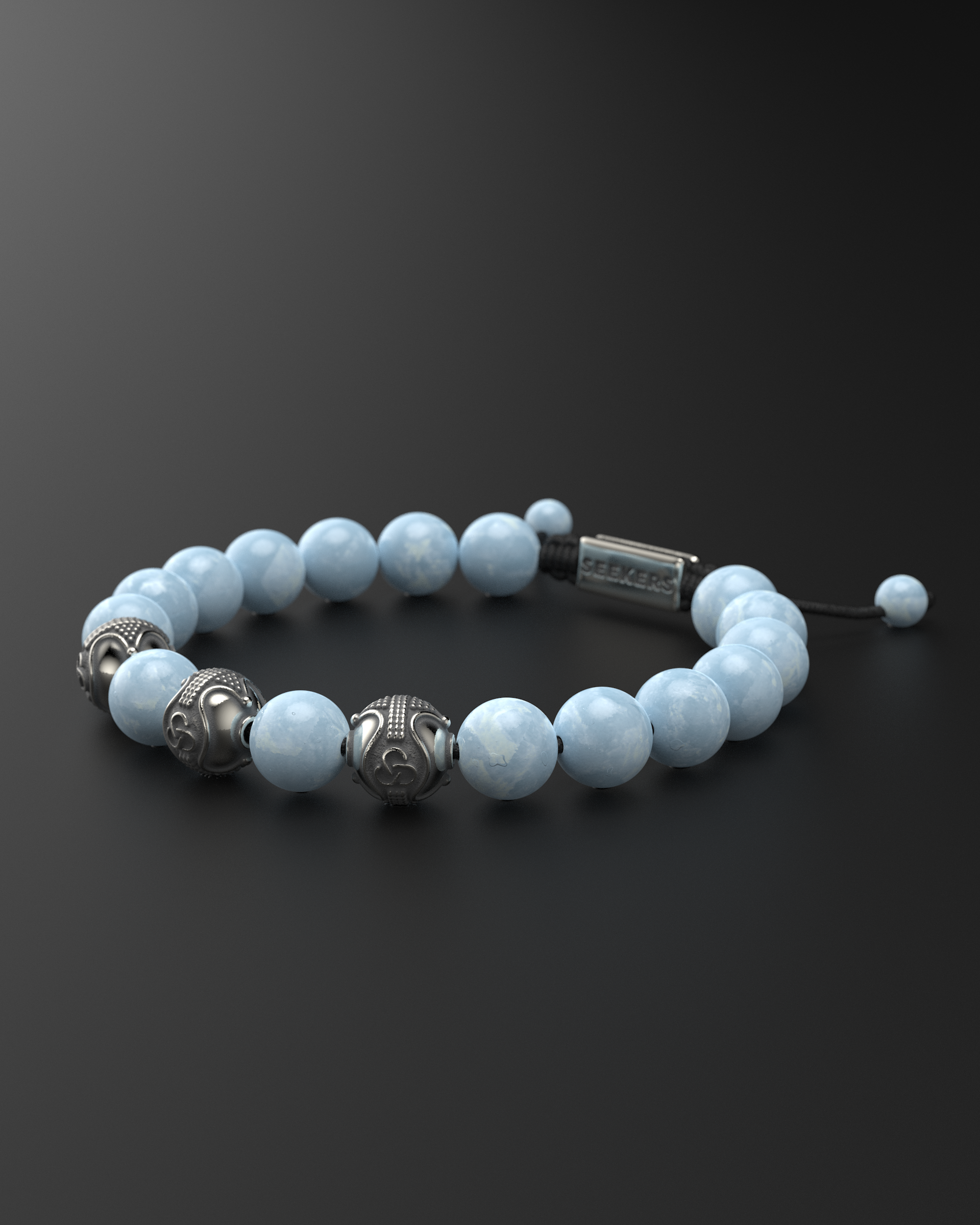 Aquamarine Bracelet 10mm | Premium