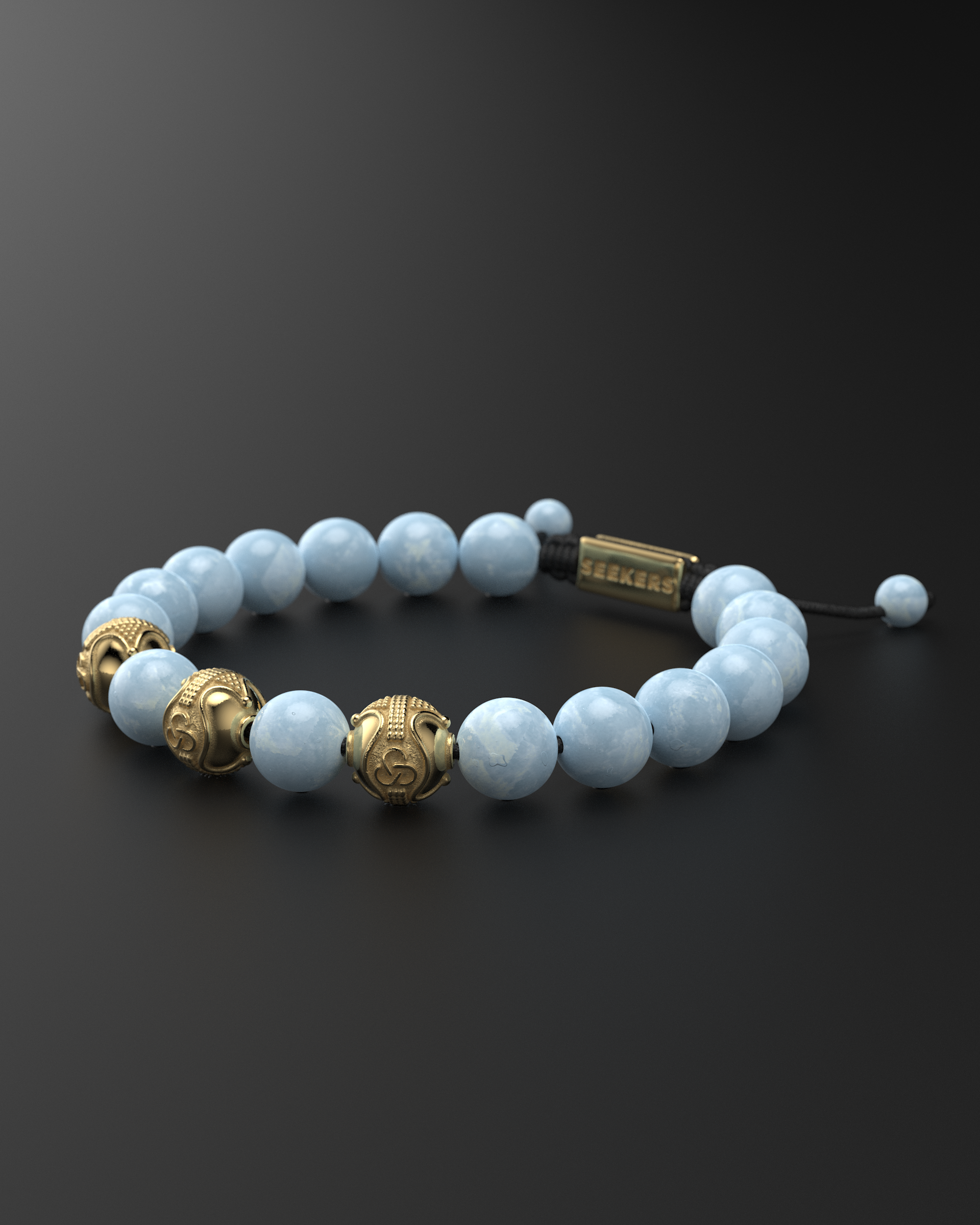 Aquamarine Bracelet 10mm | Premium