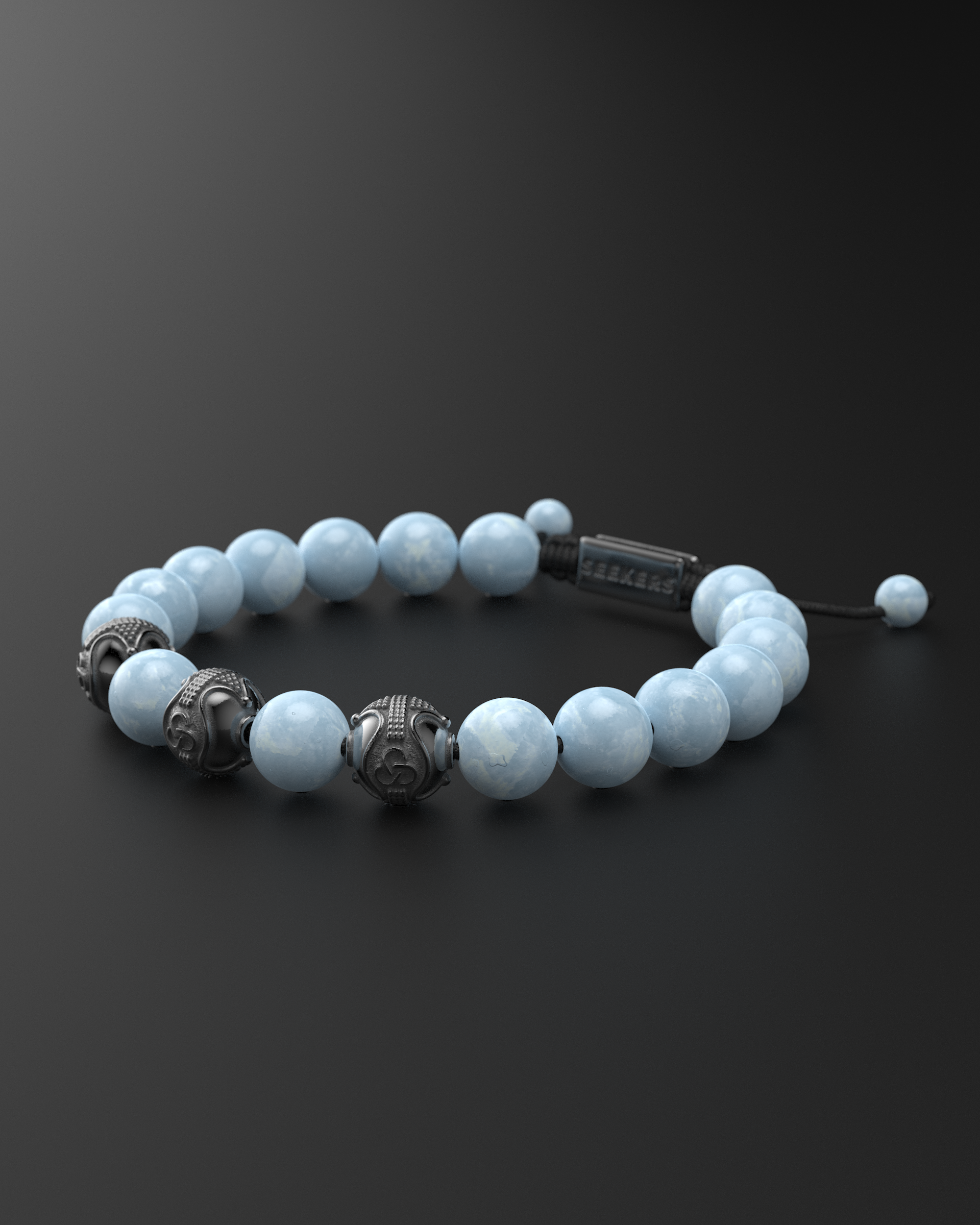 Aquamarine Bracelet 10mm | Premium