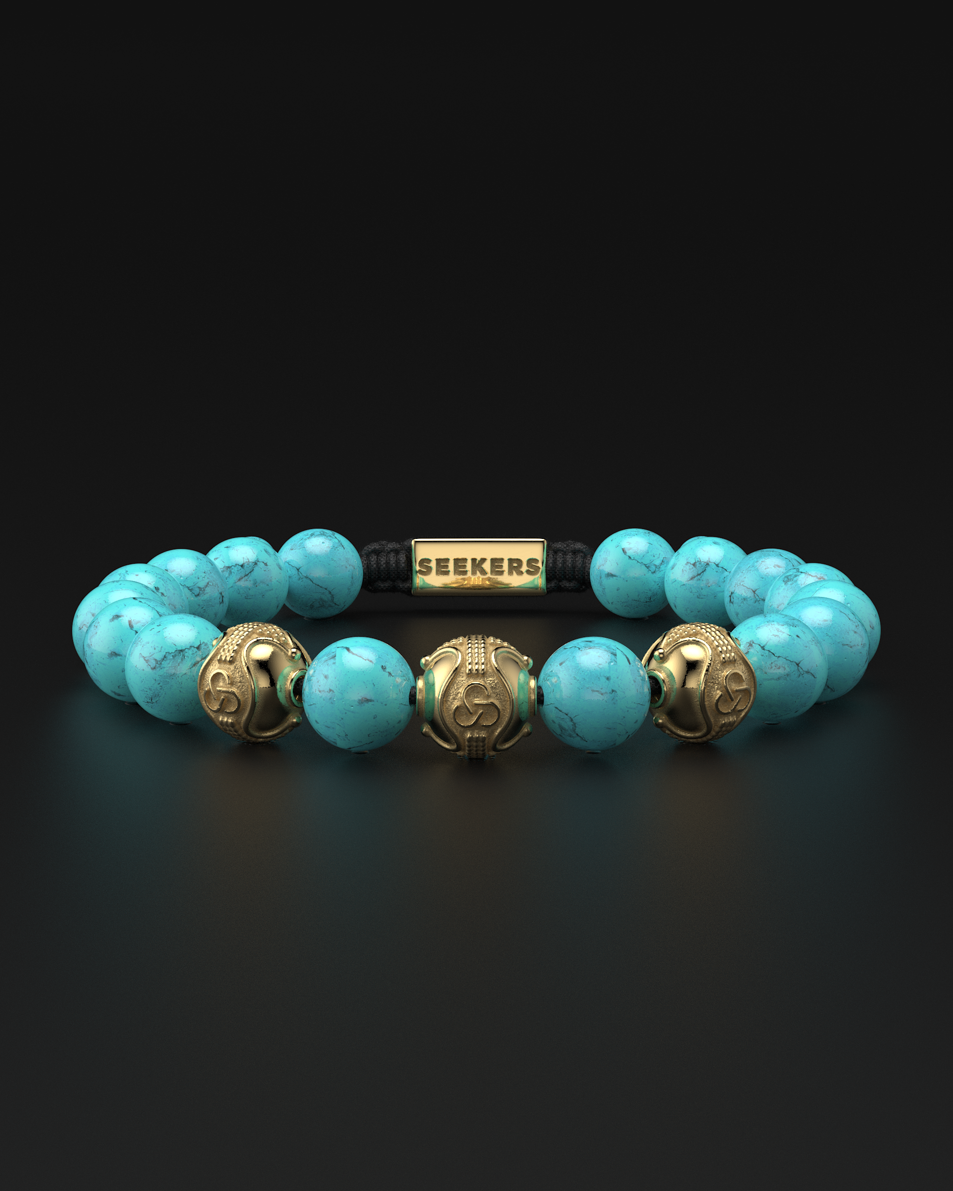 Turquoise Bracelet 10mm | Premium