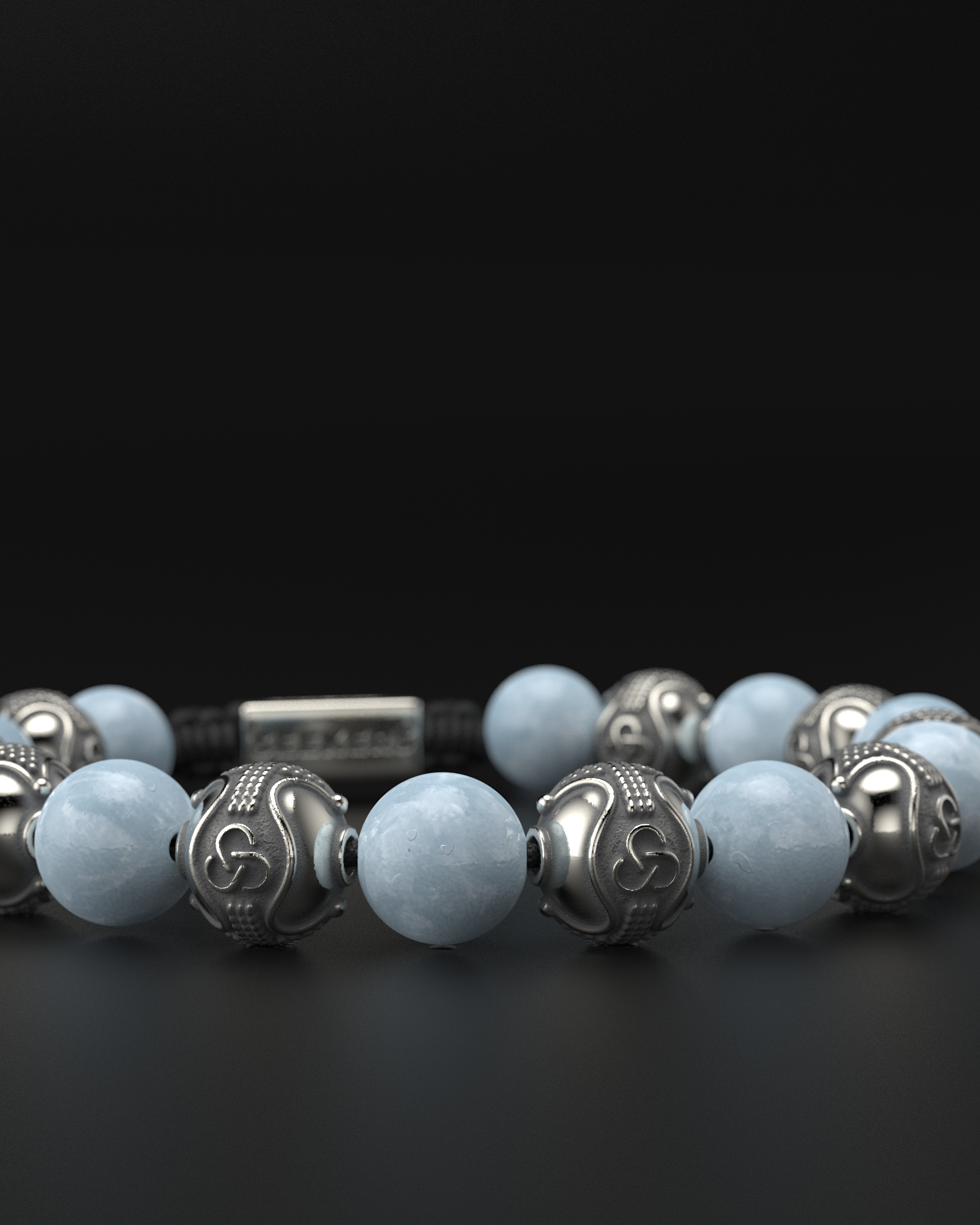 Aquamarine Bracelet 10mm | Prestige