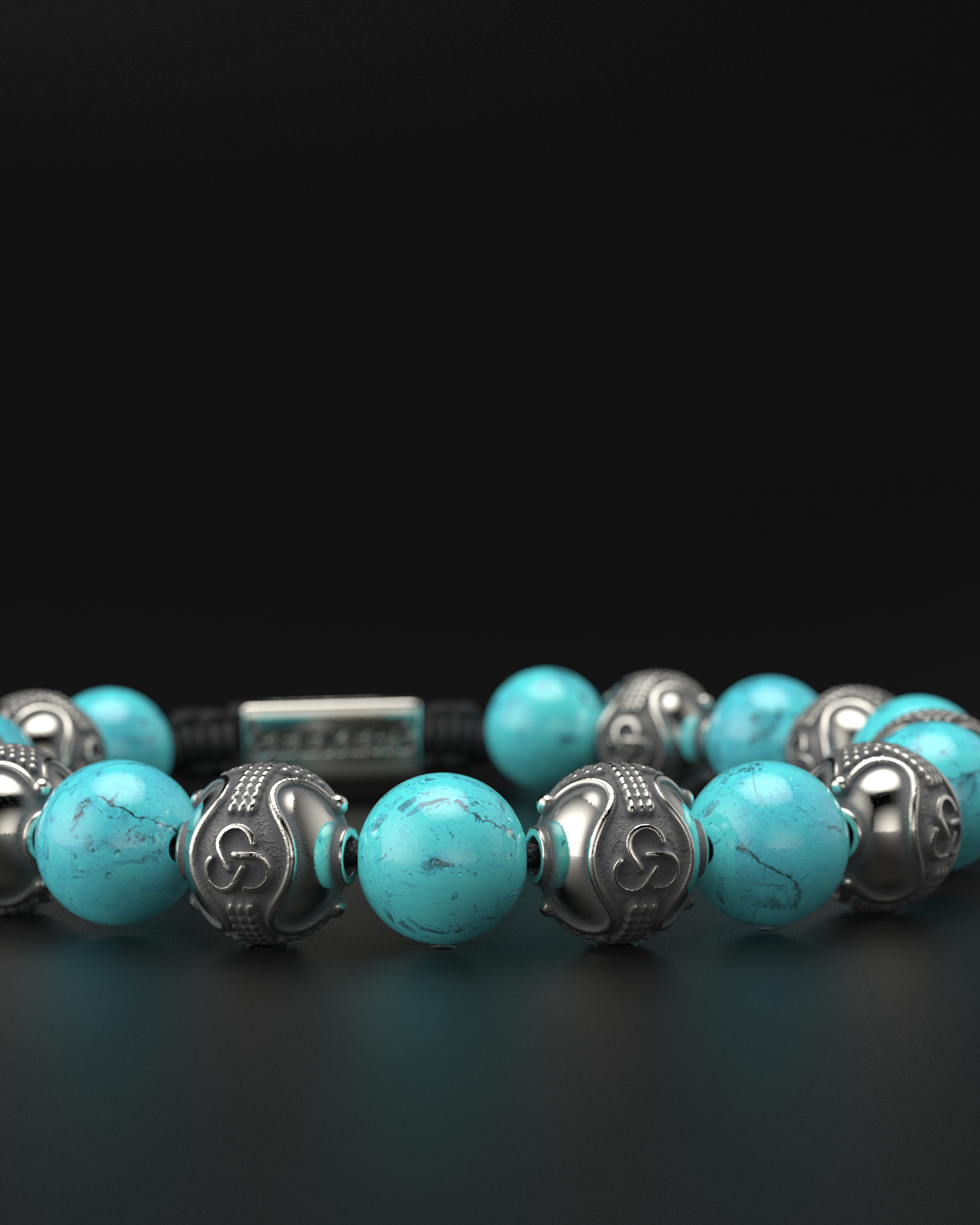 Turquoise Bracelet 10mm | Prestige