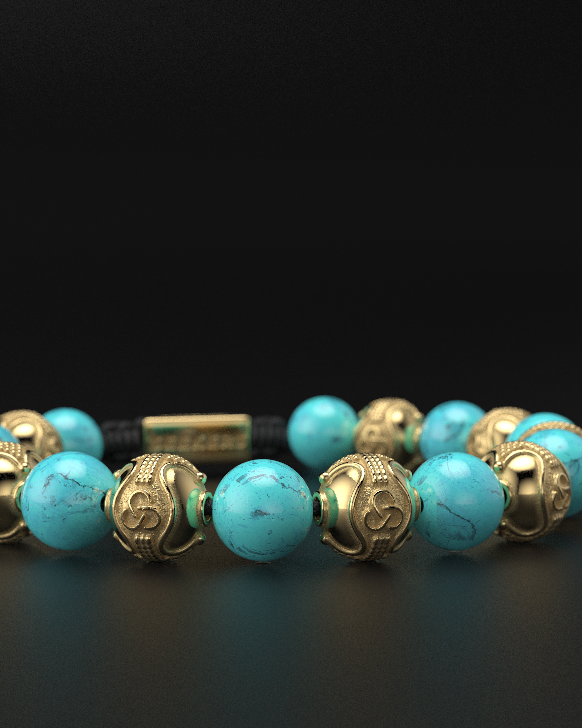 Turquoise Bracelet 10mm | Prestige