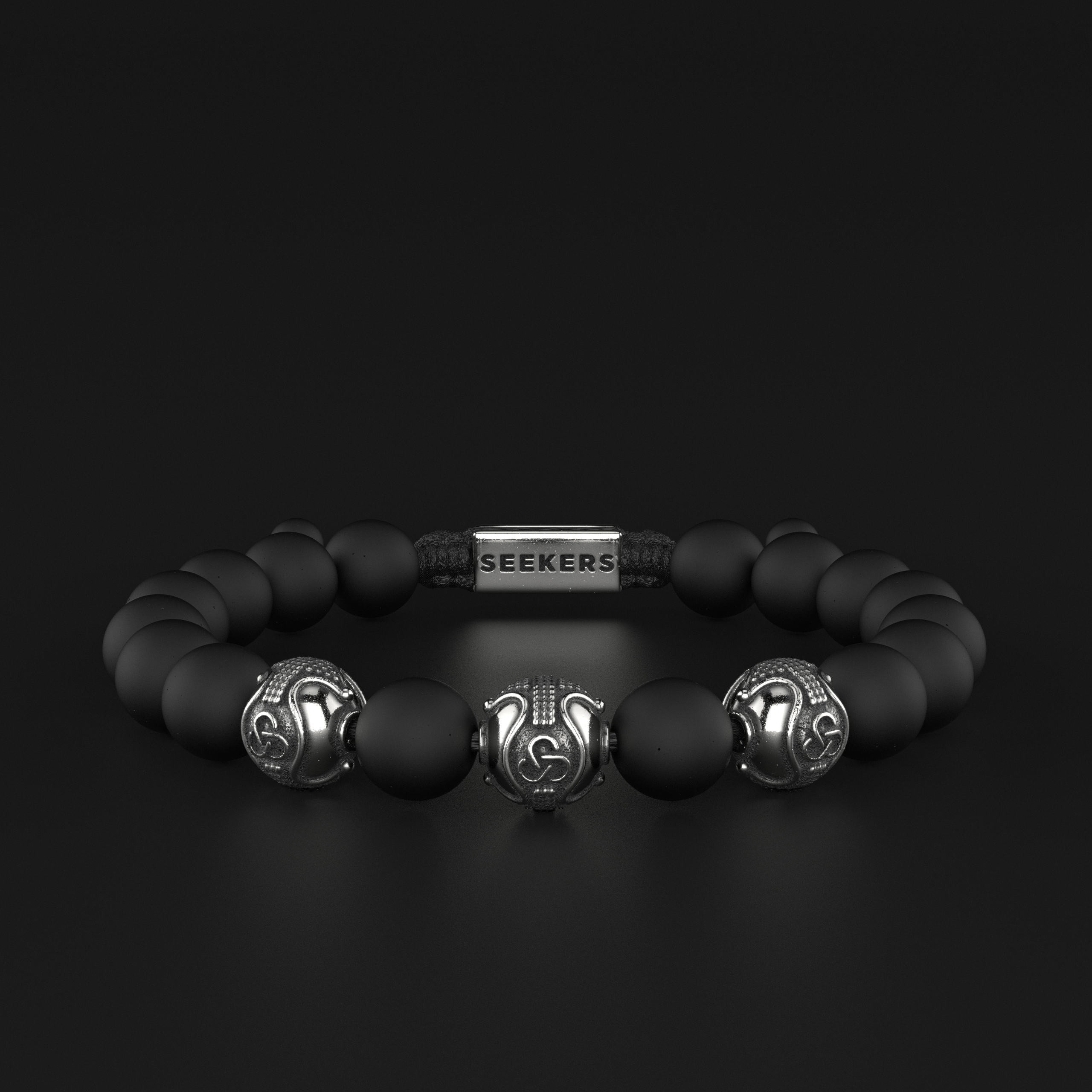 Onyx Matte Bracelet 10mm | Premium