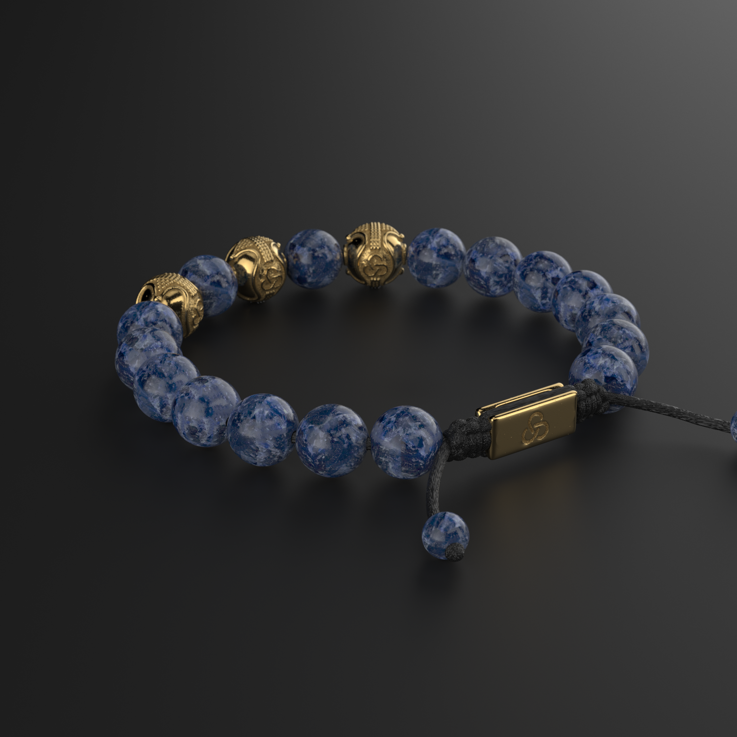 Sodalite Bracelet 10mm | Premium