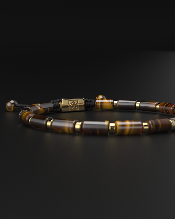 Tiger Eye Bracelet #2 5mm | Pipe