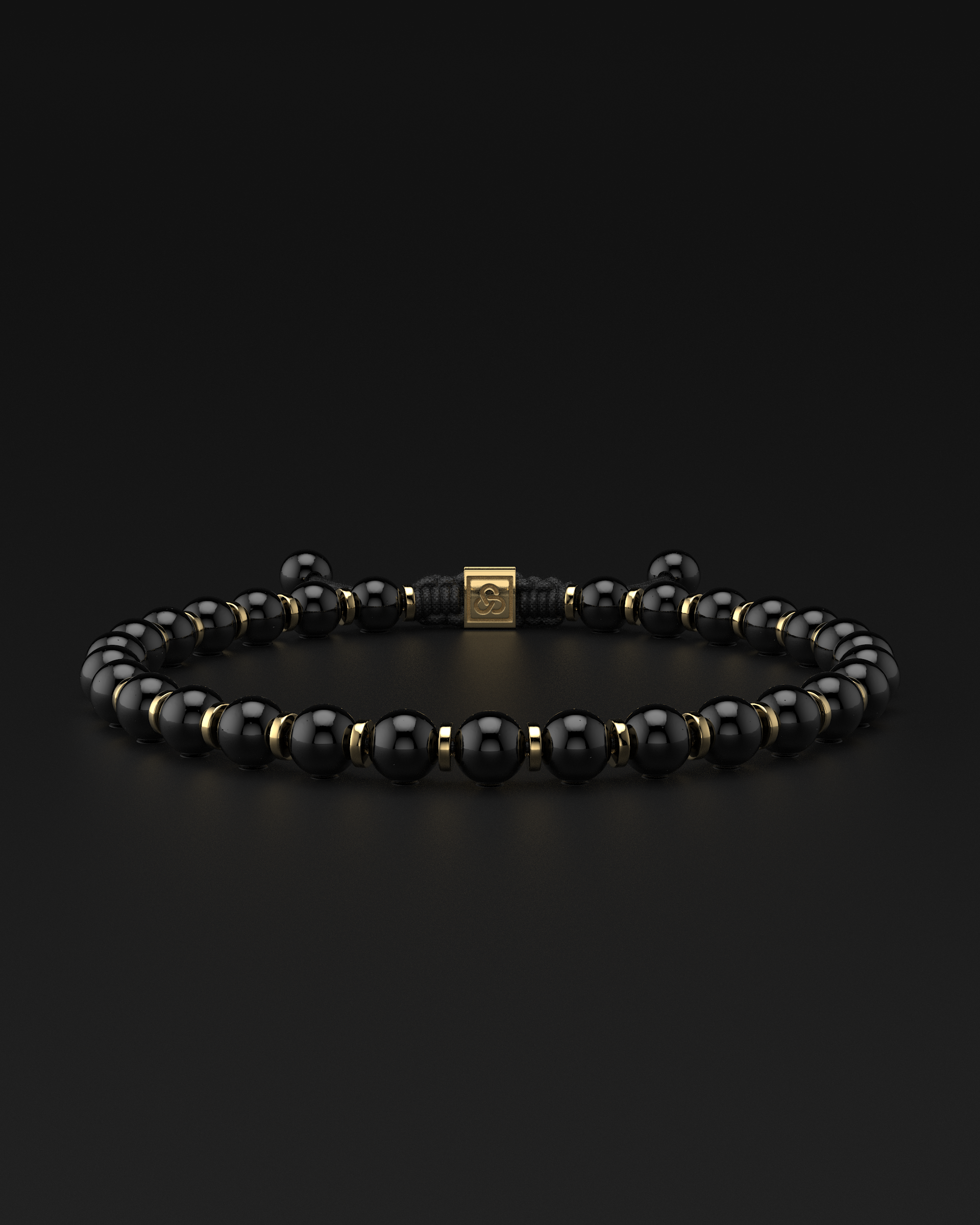 Onyx Bracelet 6mm | Prayer