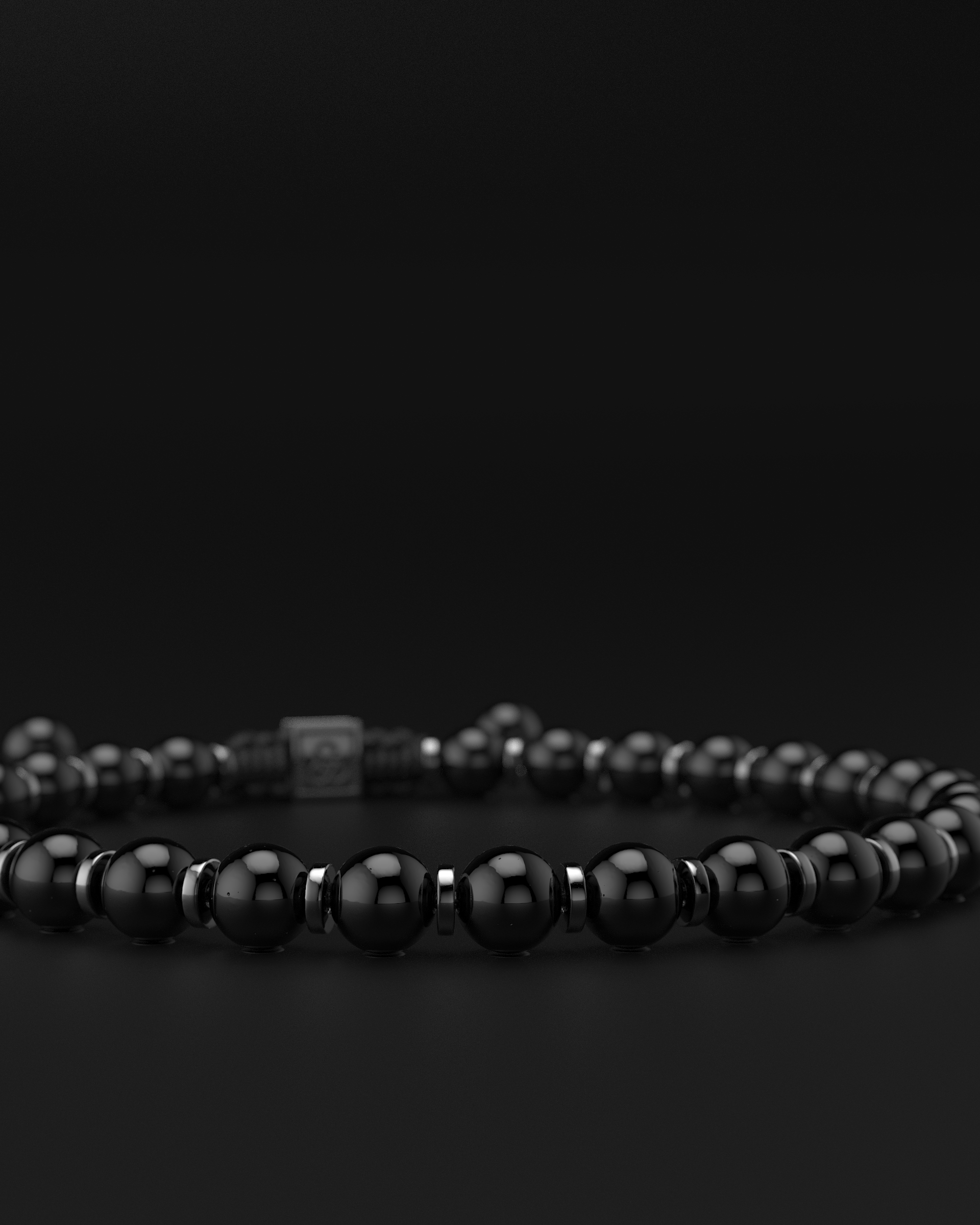 Onyx Bracelet 6mm | Prayer