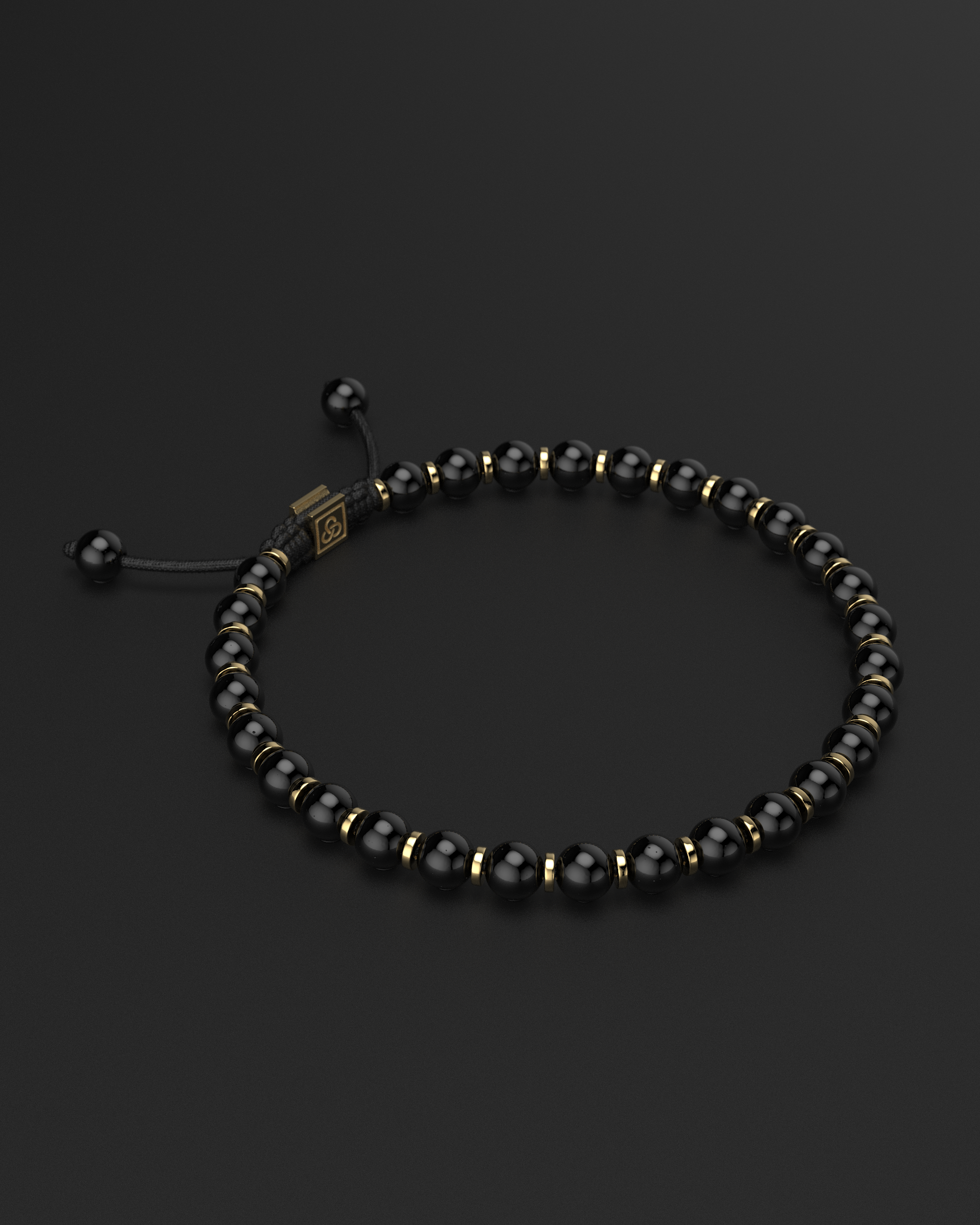 Onyx Bracelet 6mm | Prayer