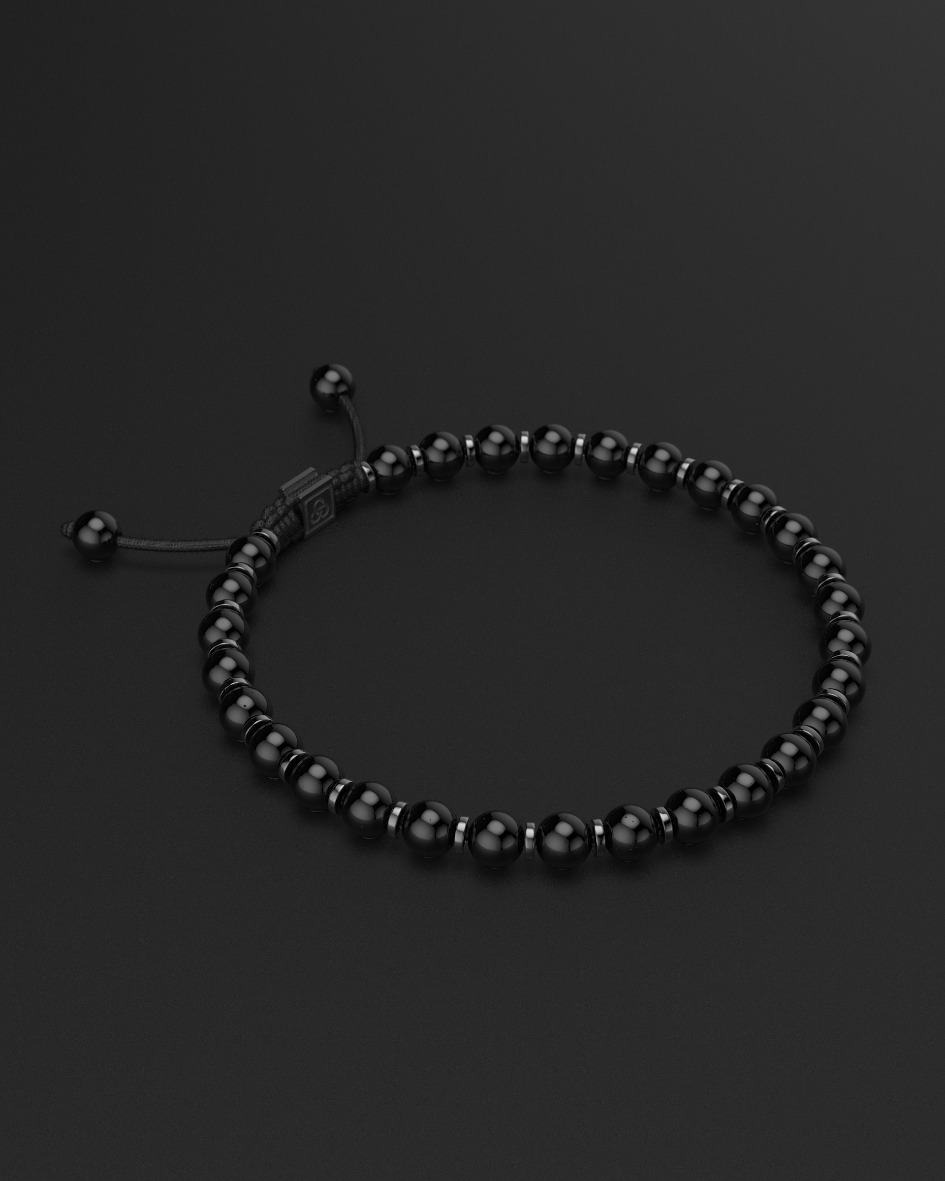 Onyx Bracelet 6mm | Prayer