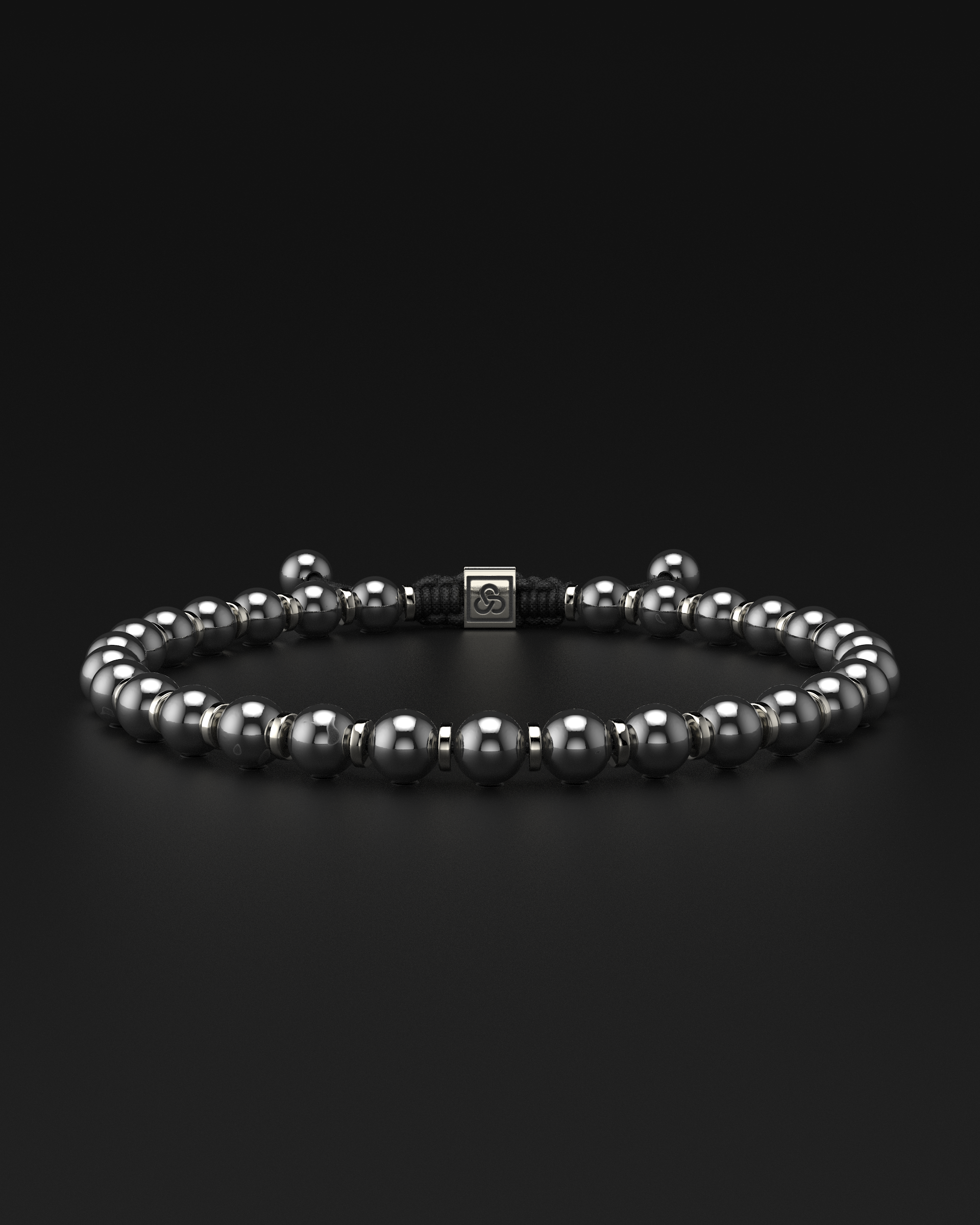 Hematite Bracelet 6mm | Prayer