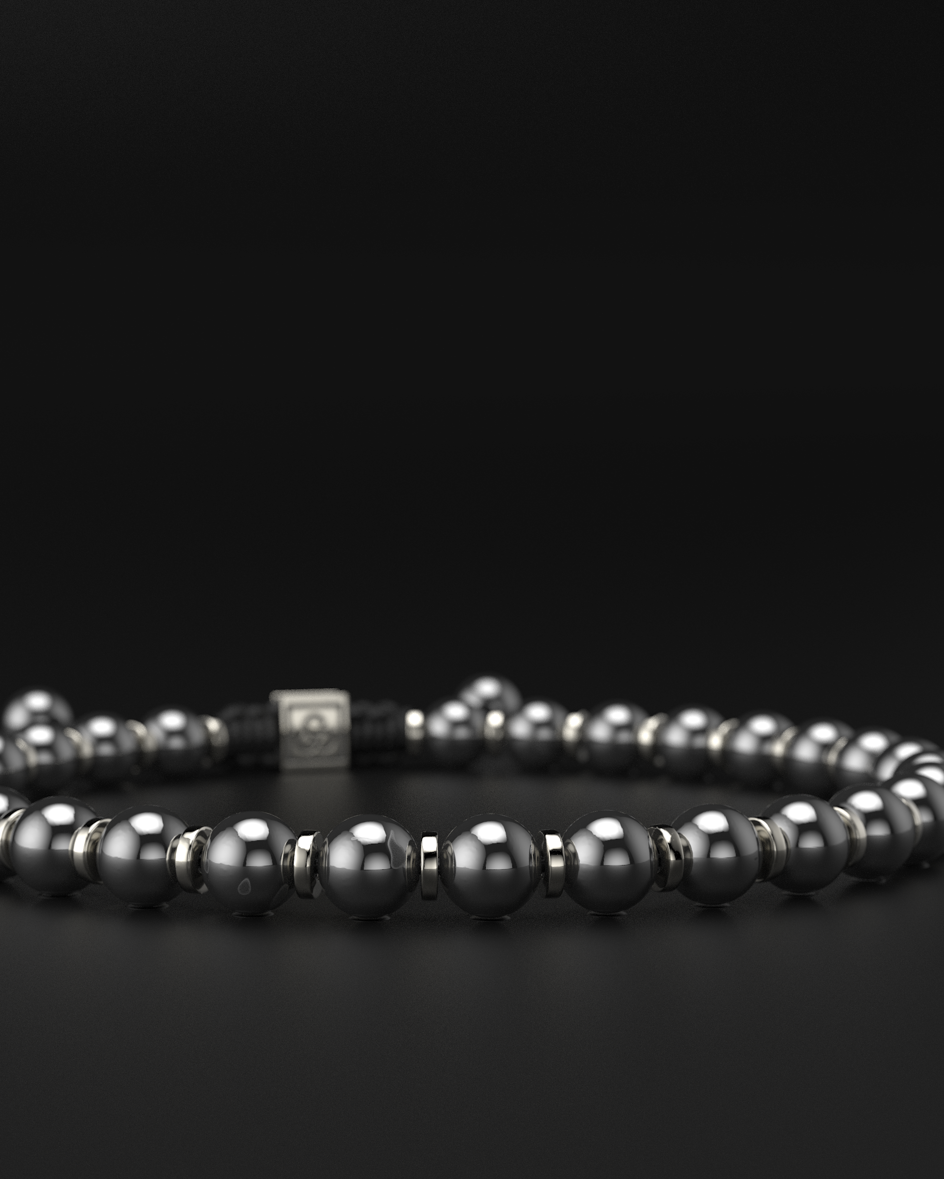 Hematite Bracelet 6mm | Prayer