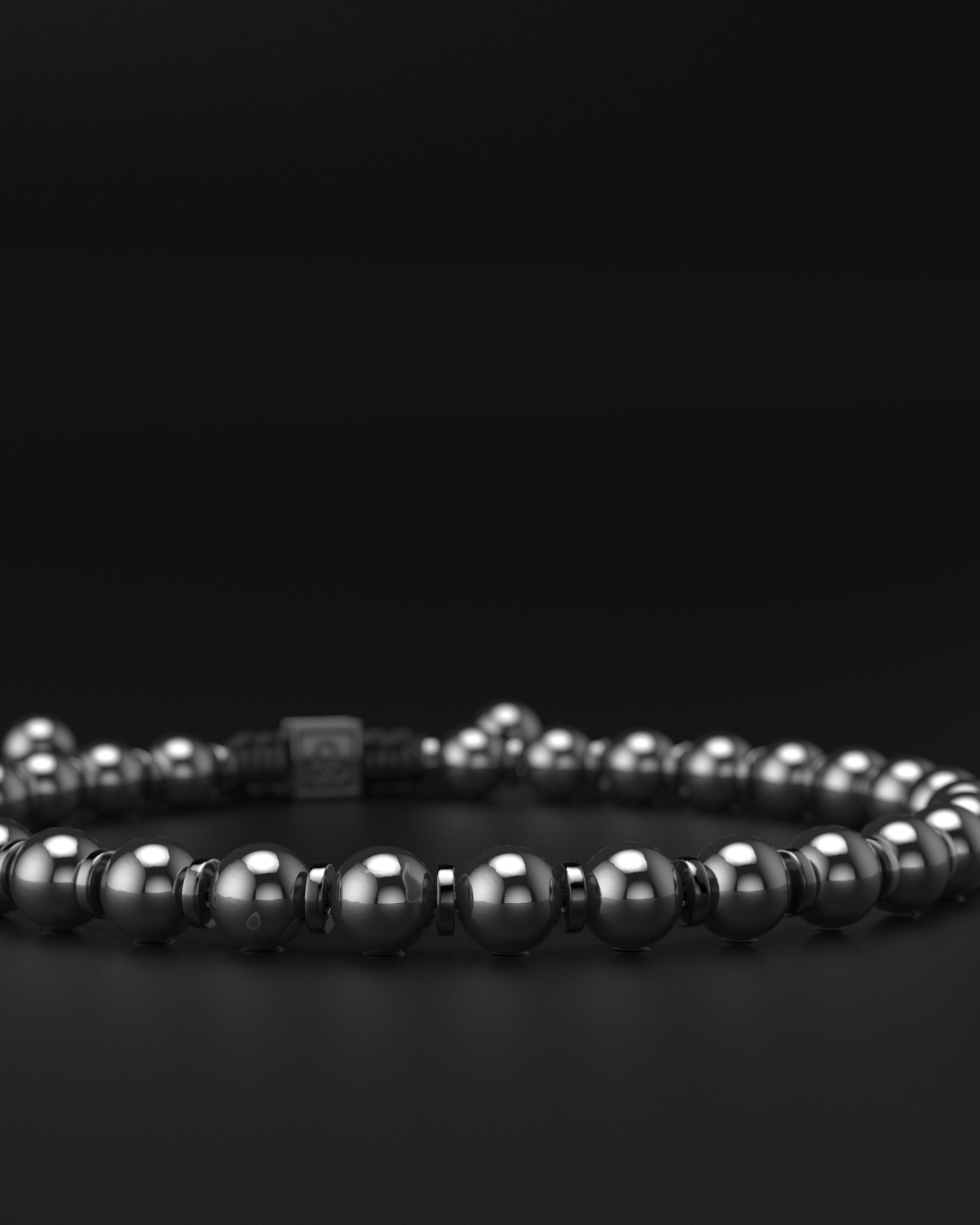 Hematite Bracelet 6mm | Prayer