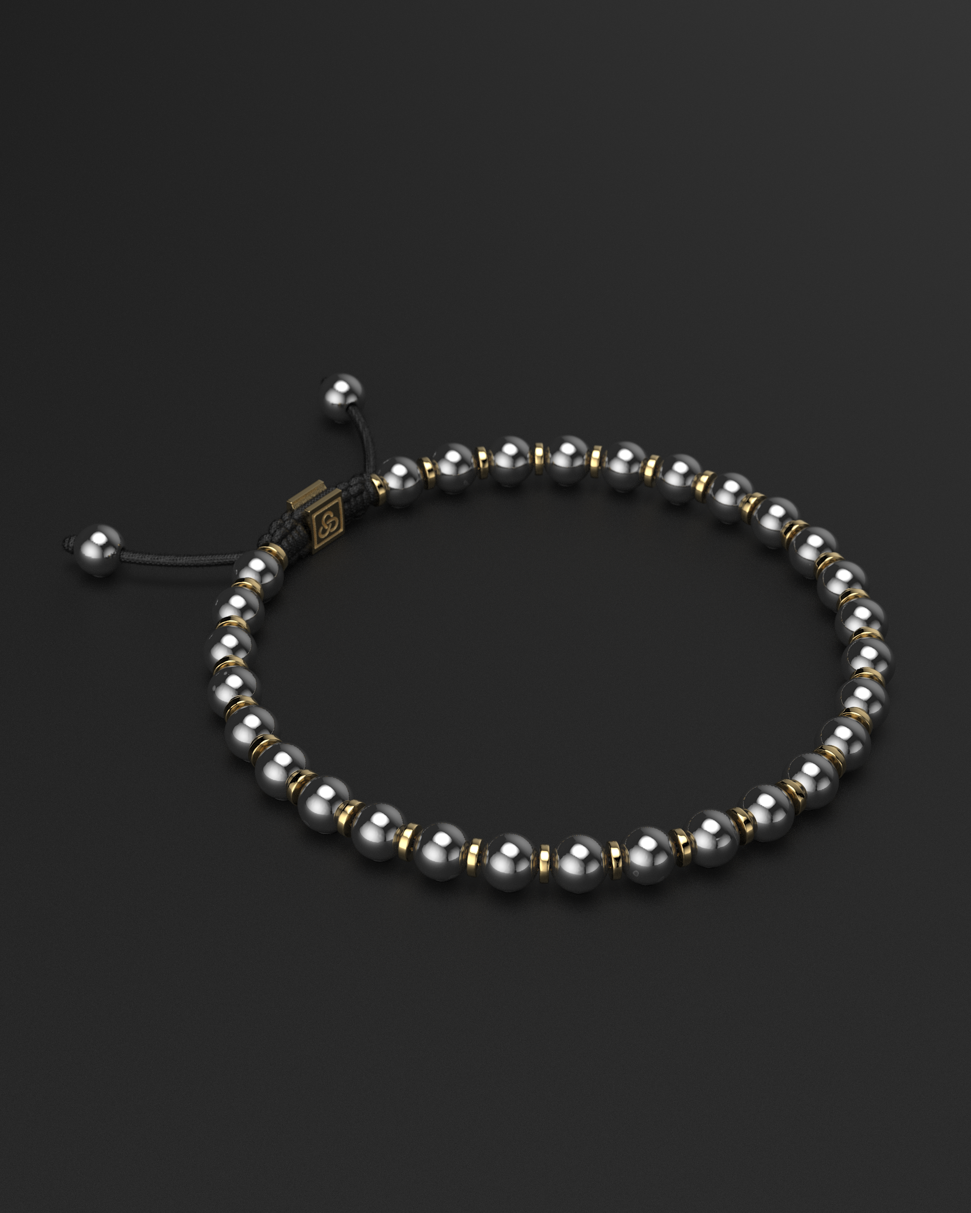 Hematite Bracelet 6mm | Prayer