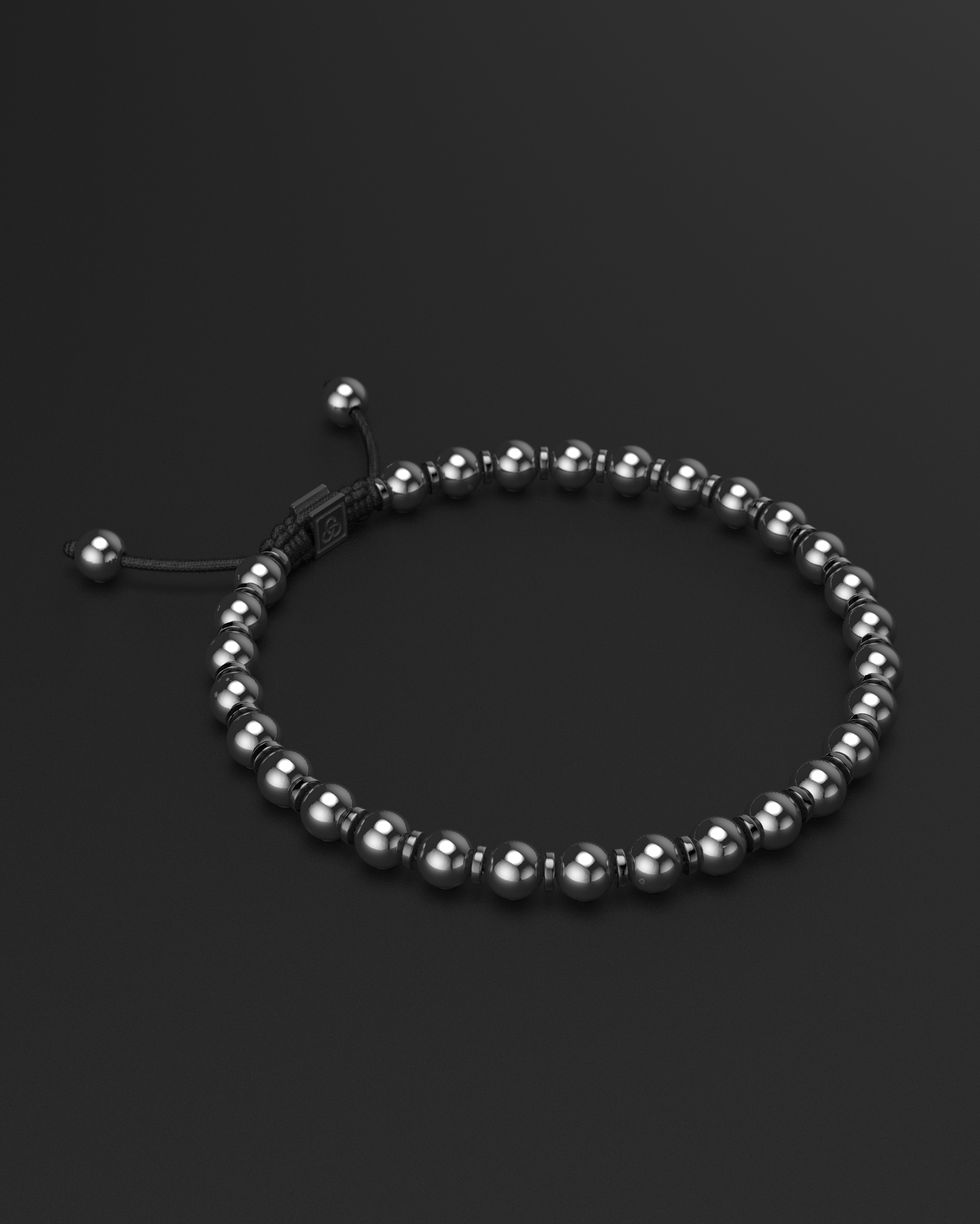 Hematite Bracelet 6mm | Prayer