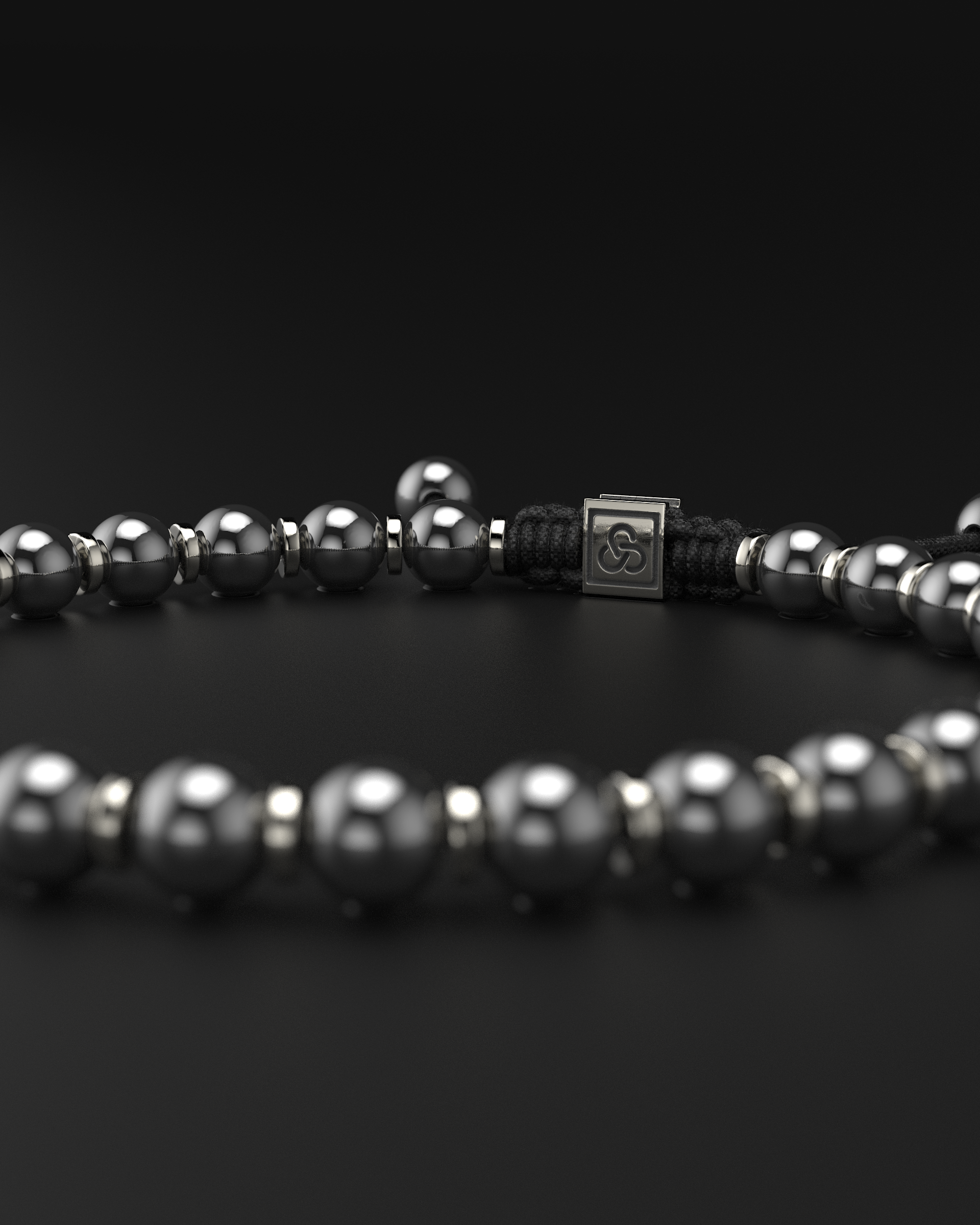 Hematite Bracelet 6mm | Prayer