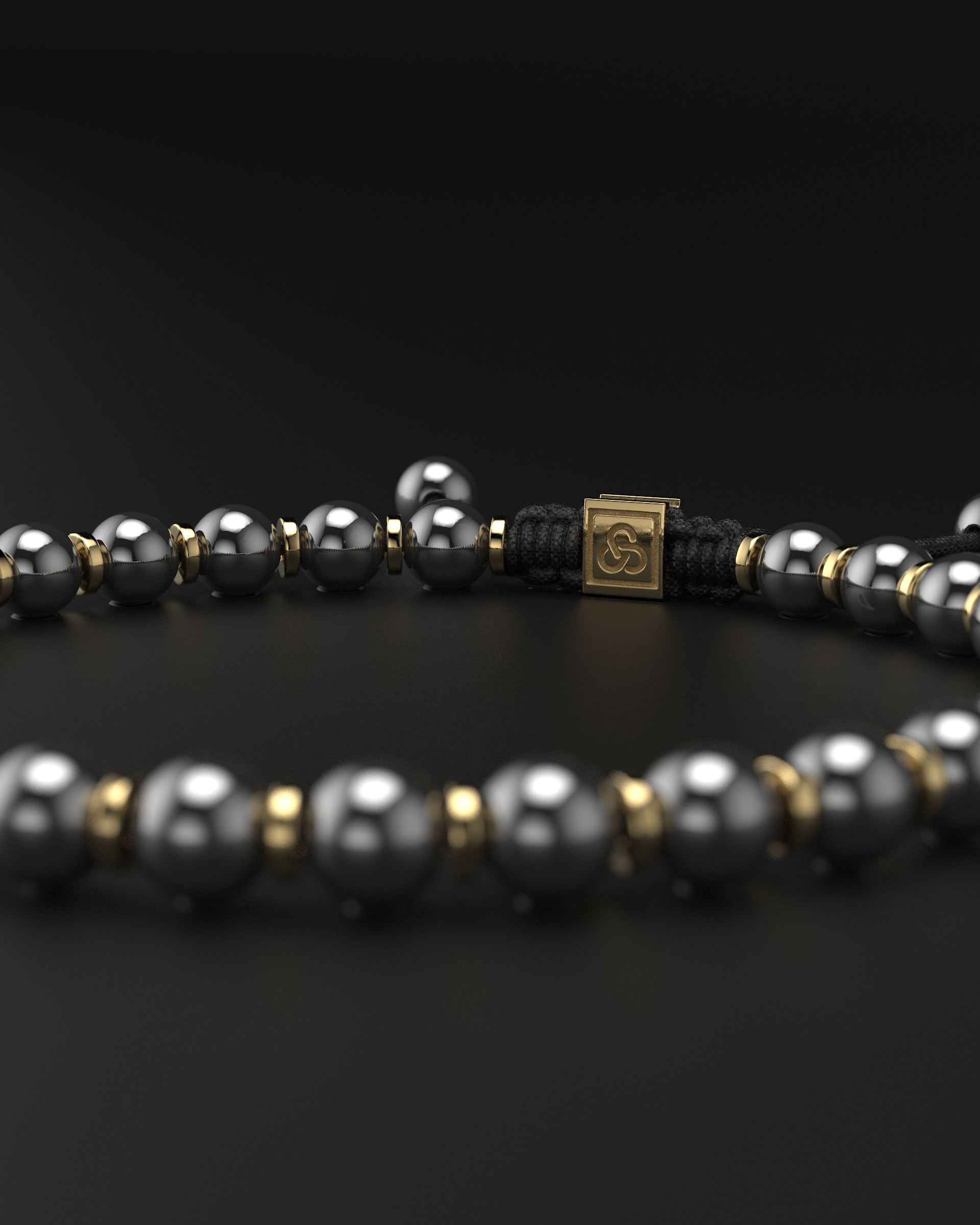 Hematite Bracelet 6mm | Prayer