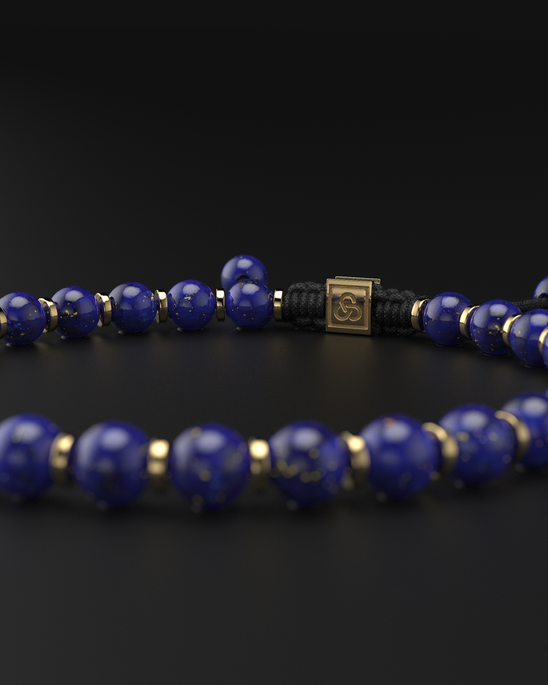 Bracciale in Lapis Lazuli 6mm | Preghiera