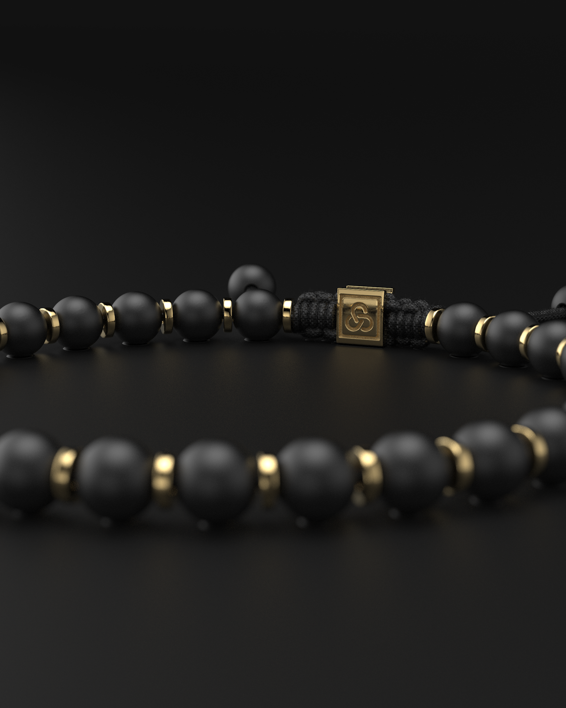 Onyx Bracelet 6mm | Prayer