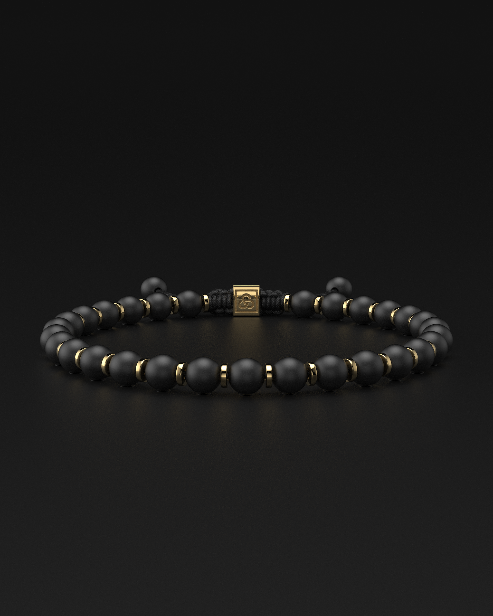 Onyx Bracelet 6mm | Prayer