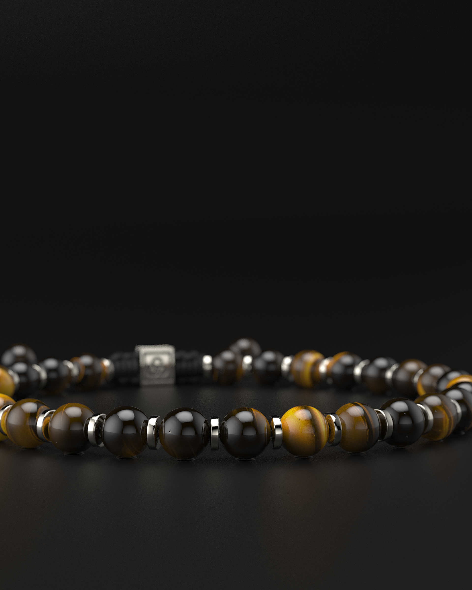 Tiger Eye Bracelet 6mm | Prayer