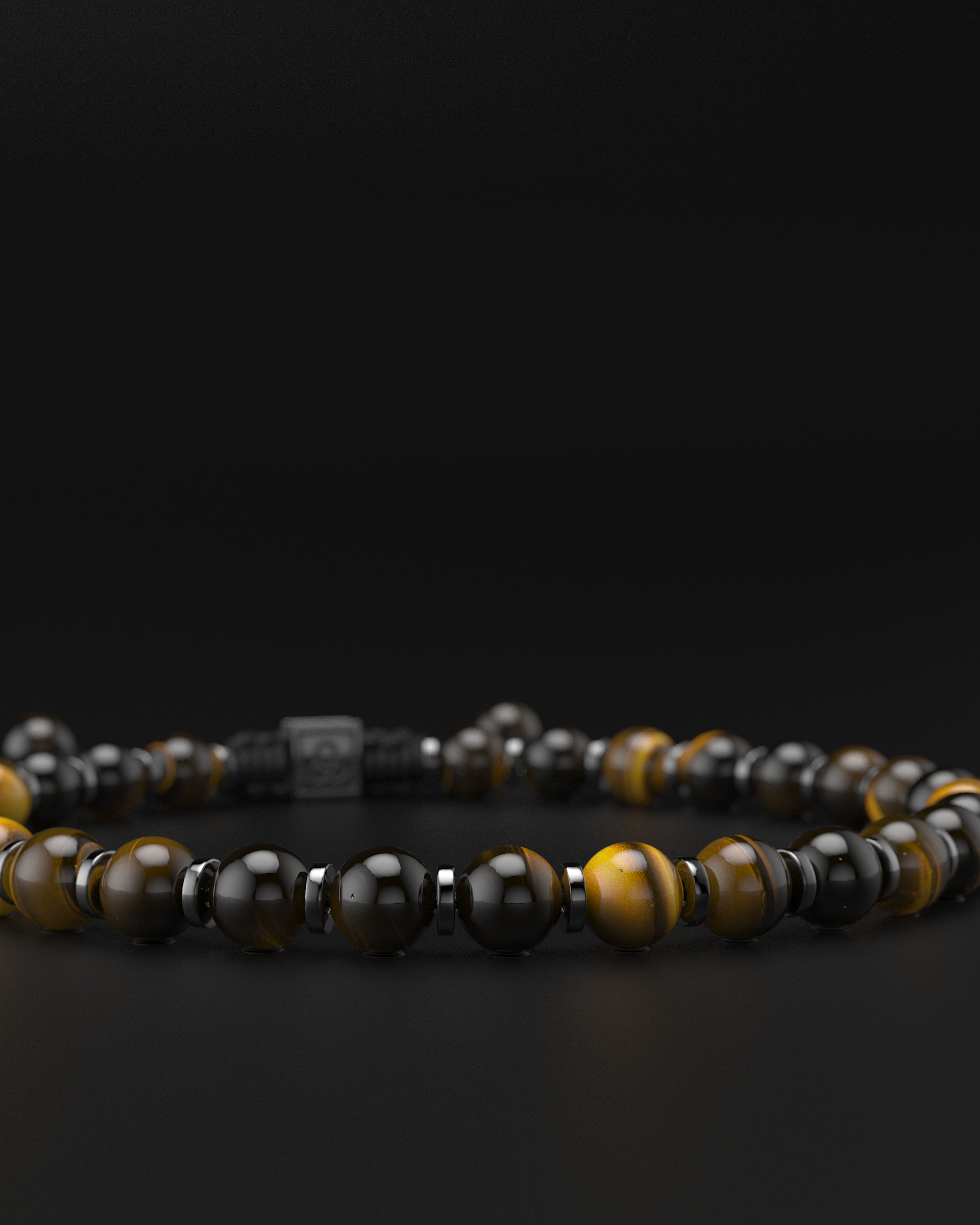 Bracelet en Œil de Tigre 6mm | Prière