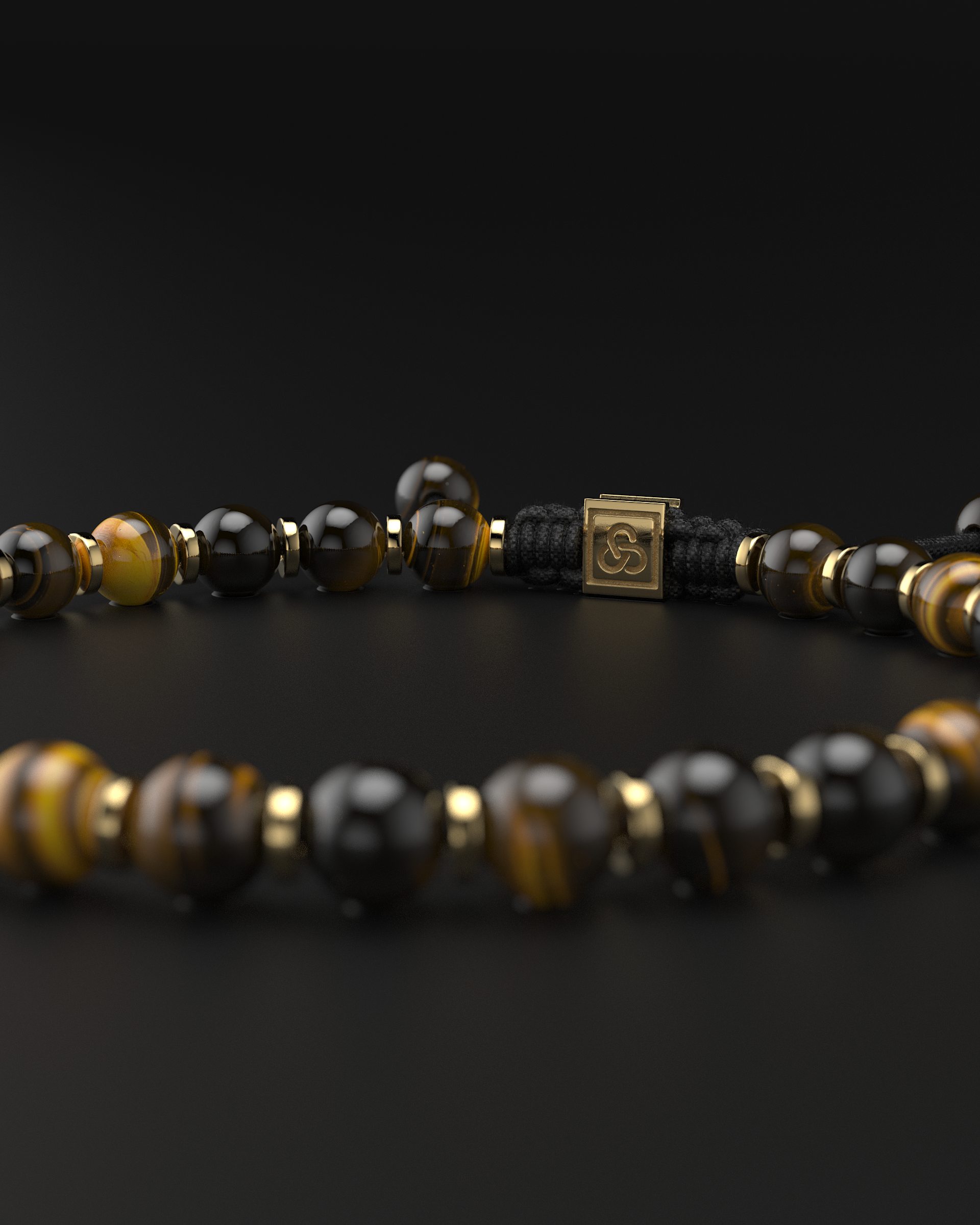 Tiger Eye Bracelet 6mm | Prayer