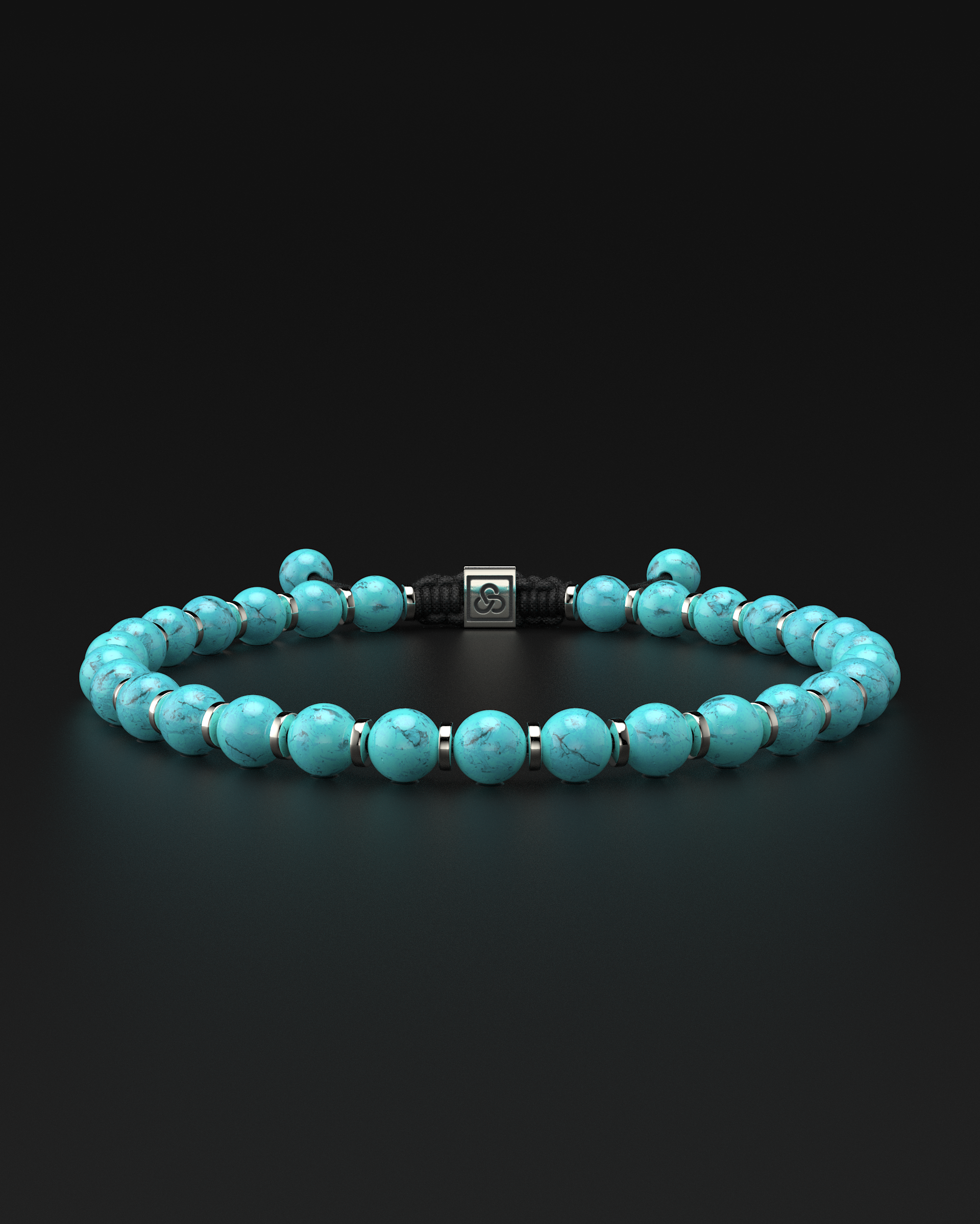 Turquoise Bracelet 6mm | Prayer