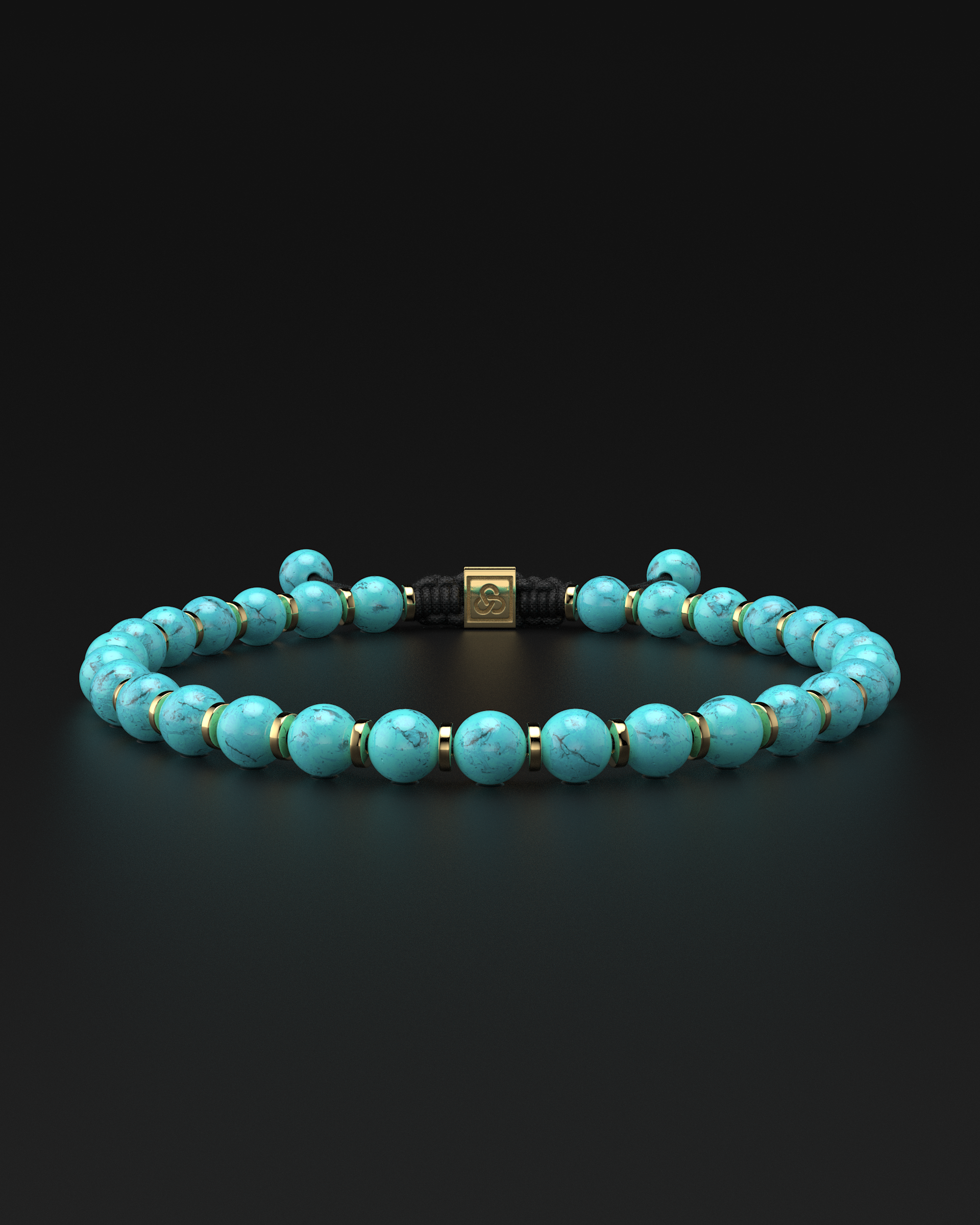 Turquoise Bracelet 6mm | Prayer